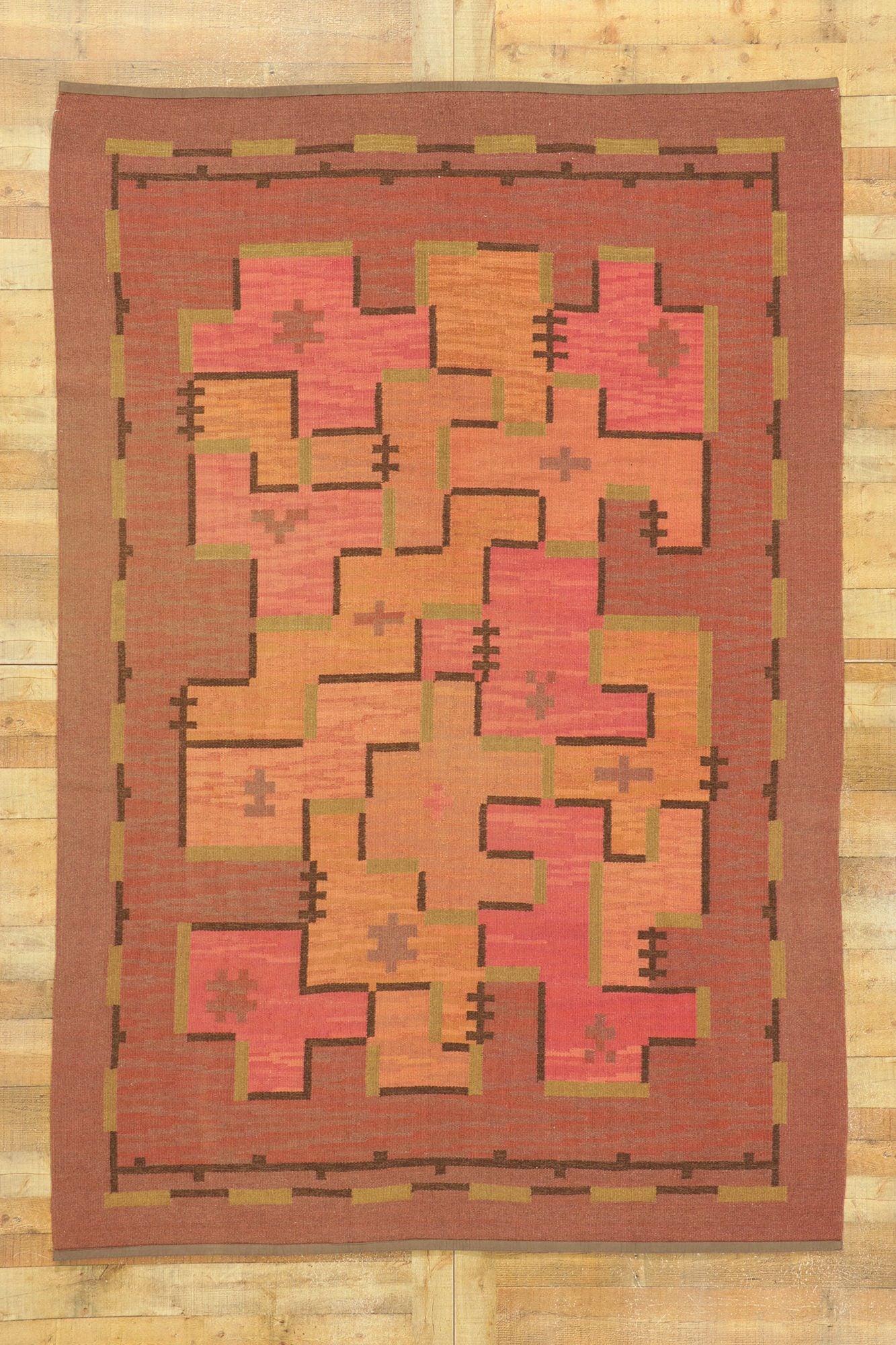 7 x 10 Impi Sotavalta Finnish Flatweave Rug 78476