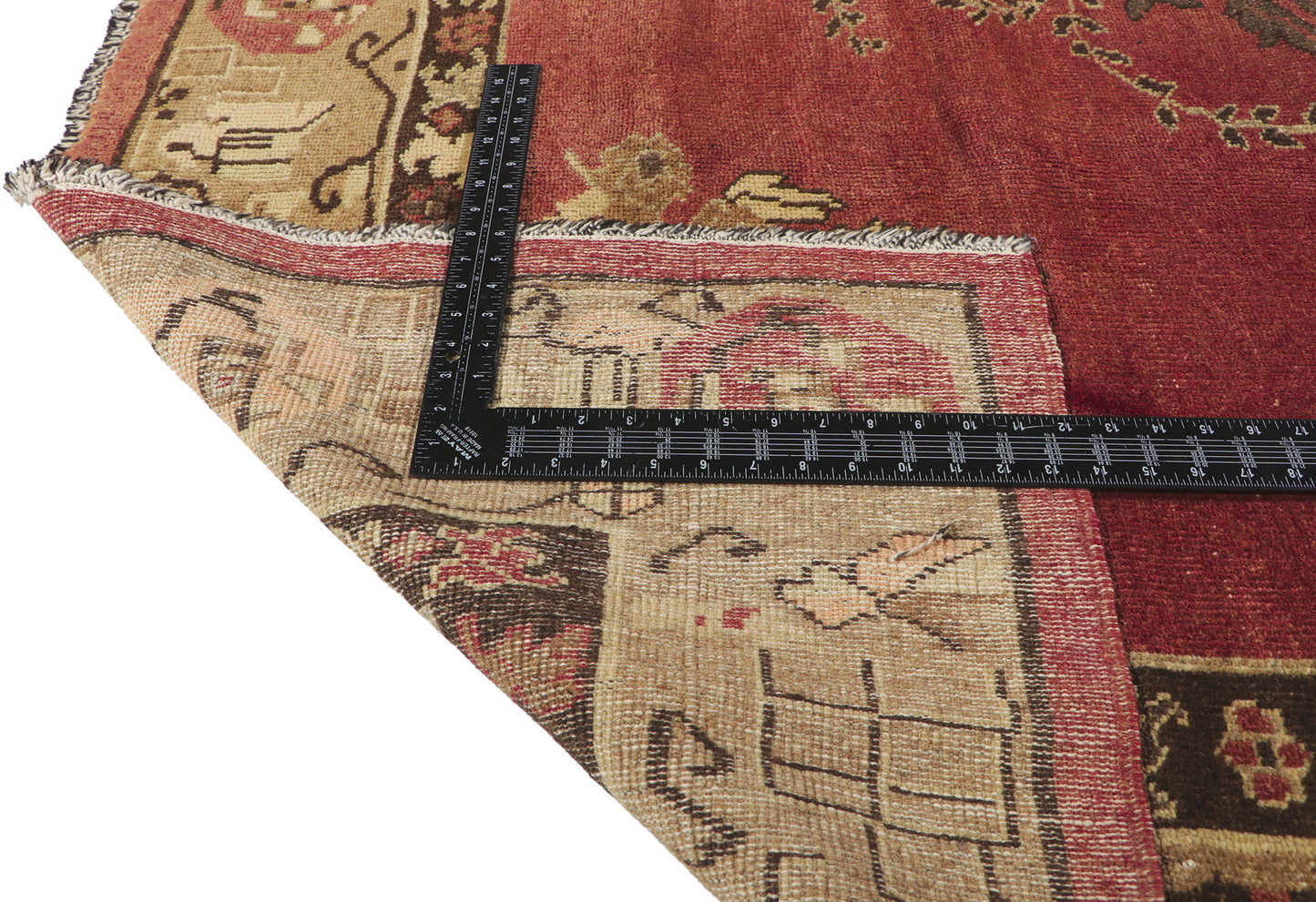 7 x 10 Vintage Turkish Oushak Rug 50500