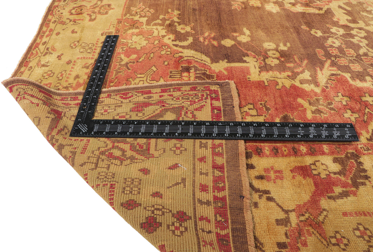 7 x 10 Vintage Turkish Oushak Rug 50561