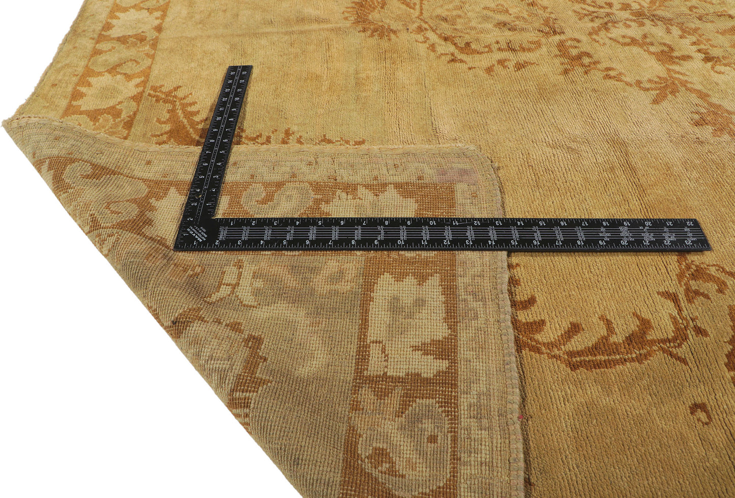 7 x 11 Antique Turkish Oushak Rug 50448