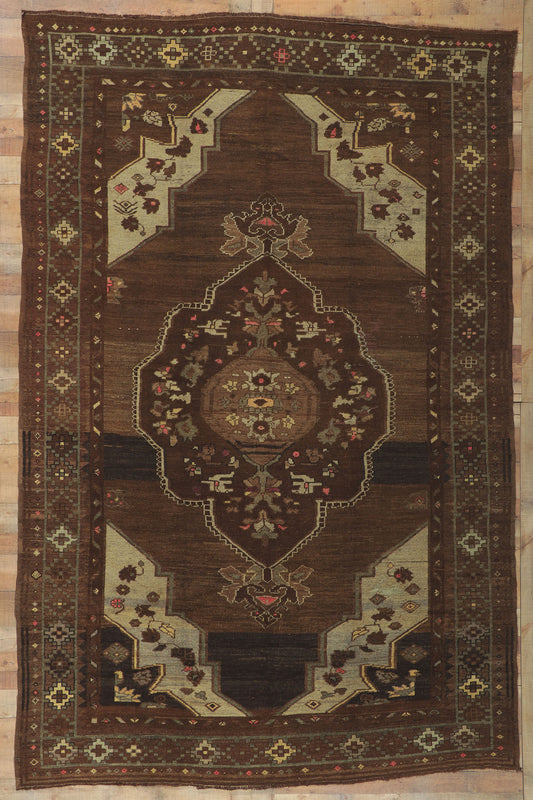 7 x 11 Vintage Turkish Kars Rug 50748