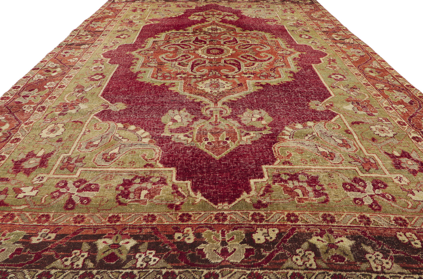 7 x 11 Vintage Turkish Sivas Rug 52037