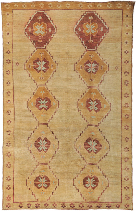 8 x 12 Vintage Turkish Kars Rug 50379