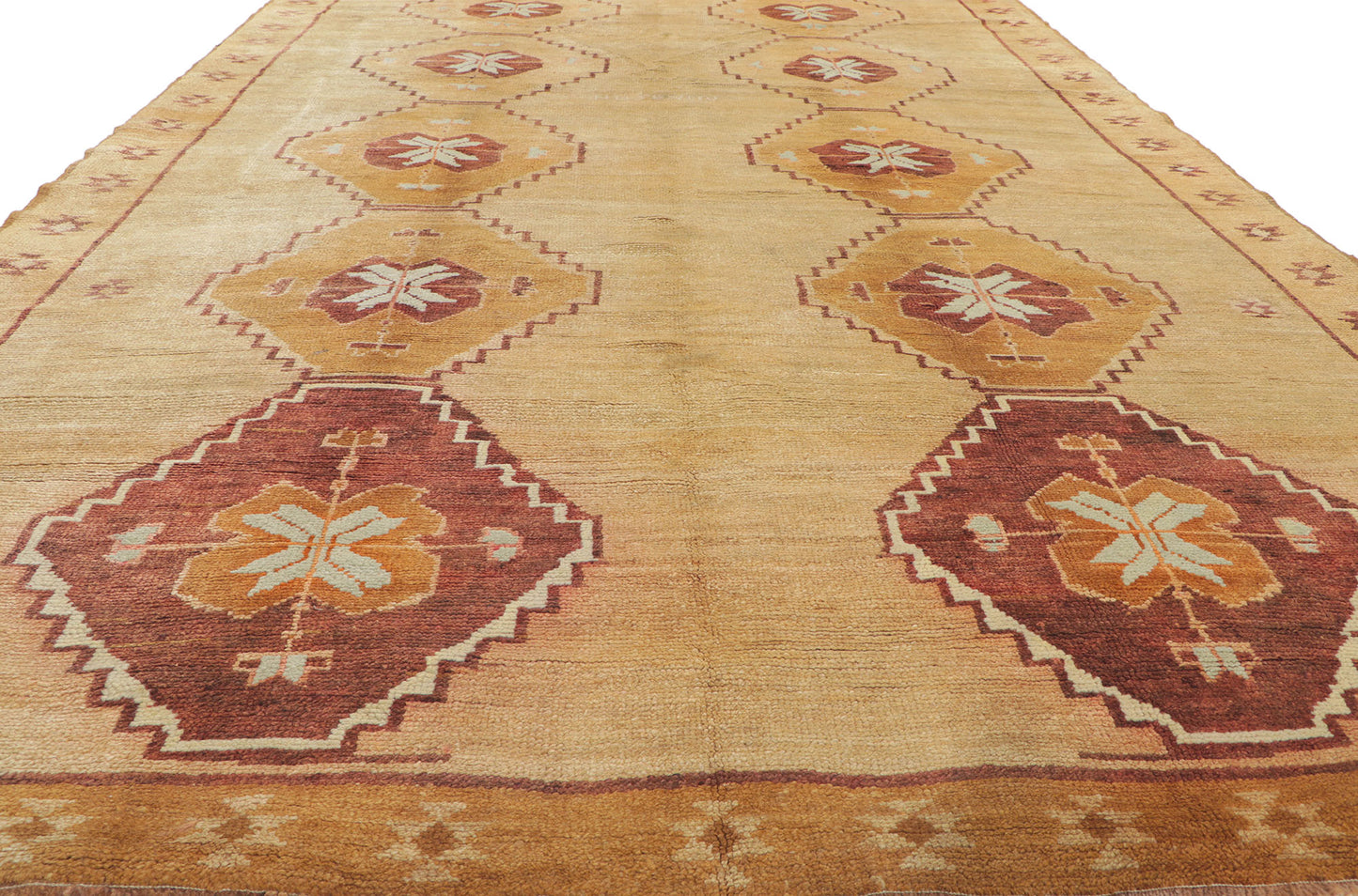 8 x 12 Vintage Turkish Kars Rug 50379
