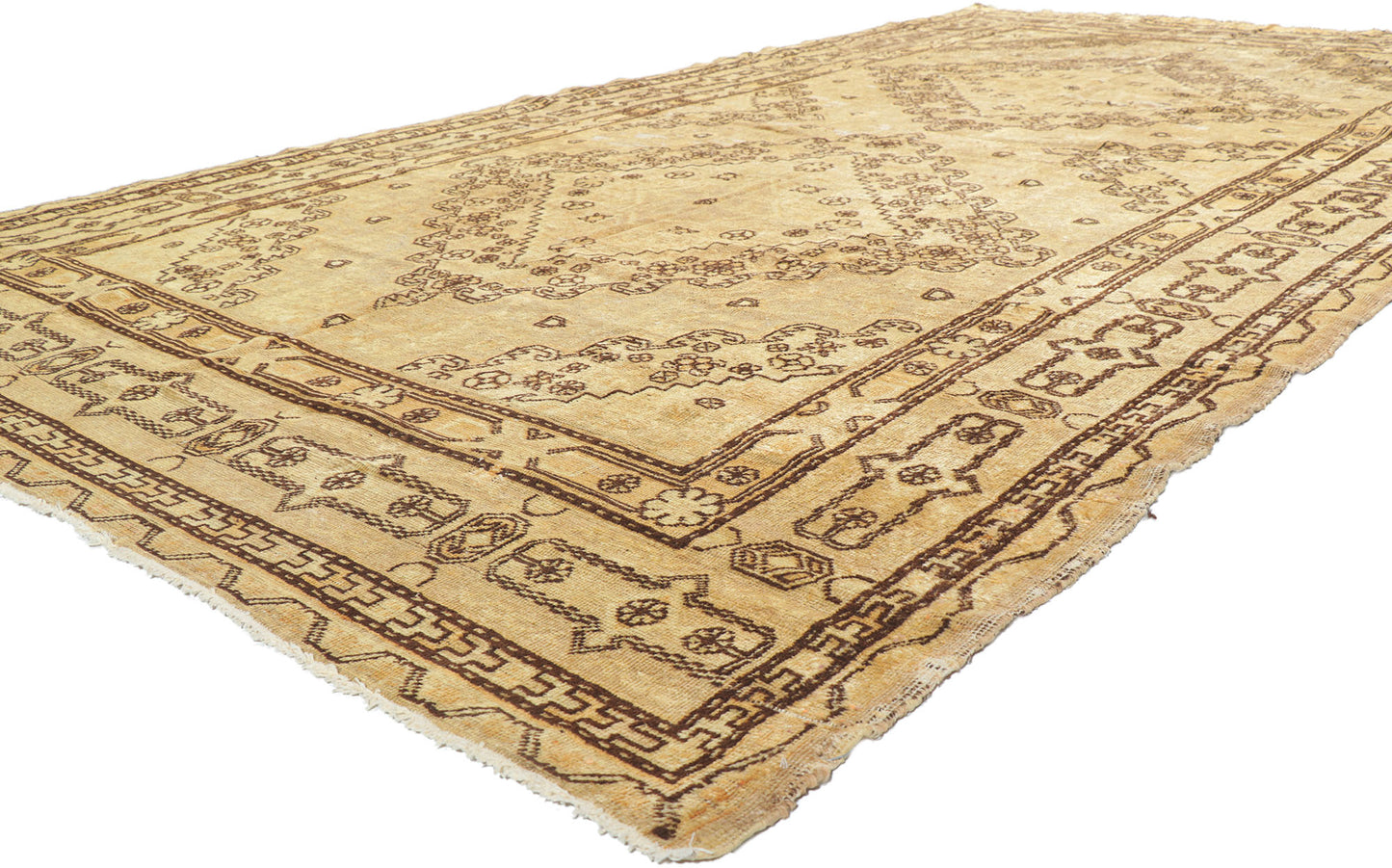 7 x 13 Antique Turkestan Khotan Rug 73807