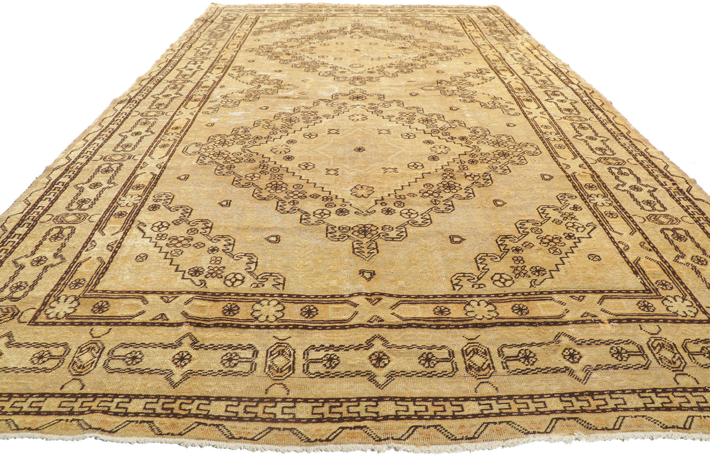7 x 13 Antique Turkestan Khotan Rug 73807