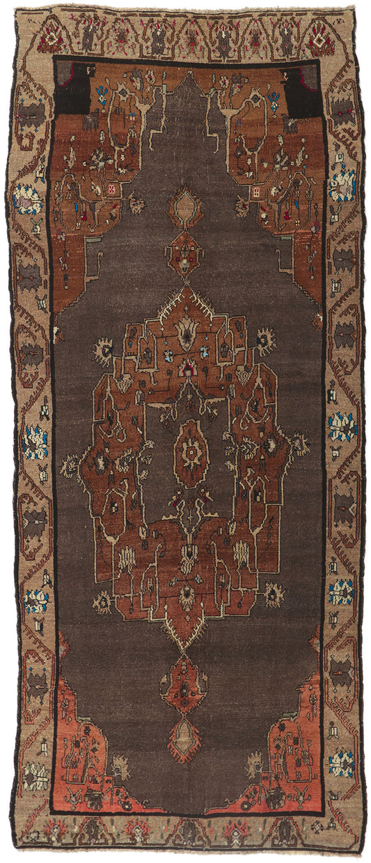 7 x 16 Vintage Turkish Kars Rug 51635