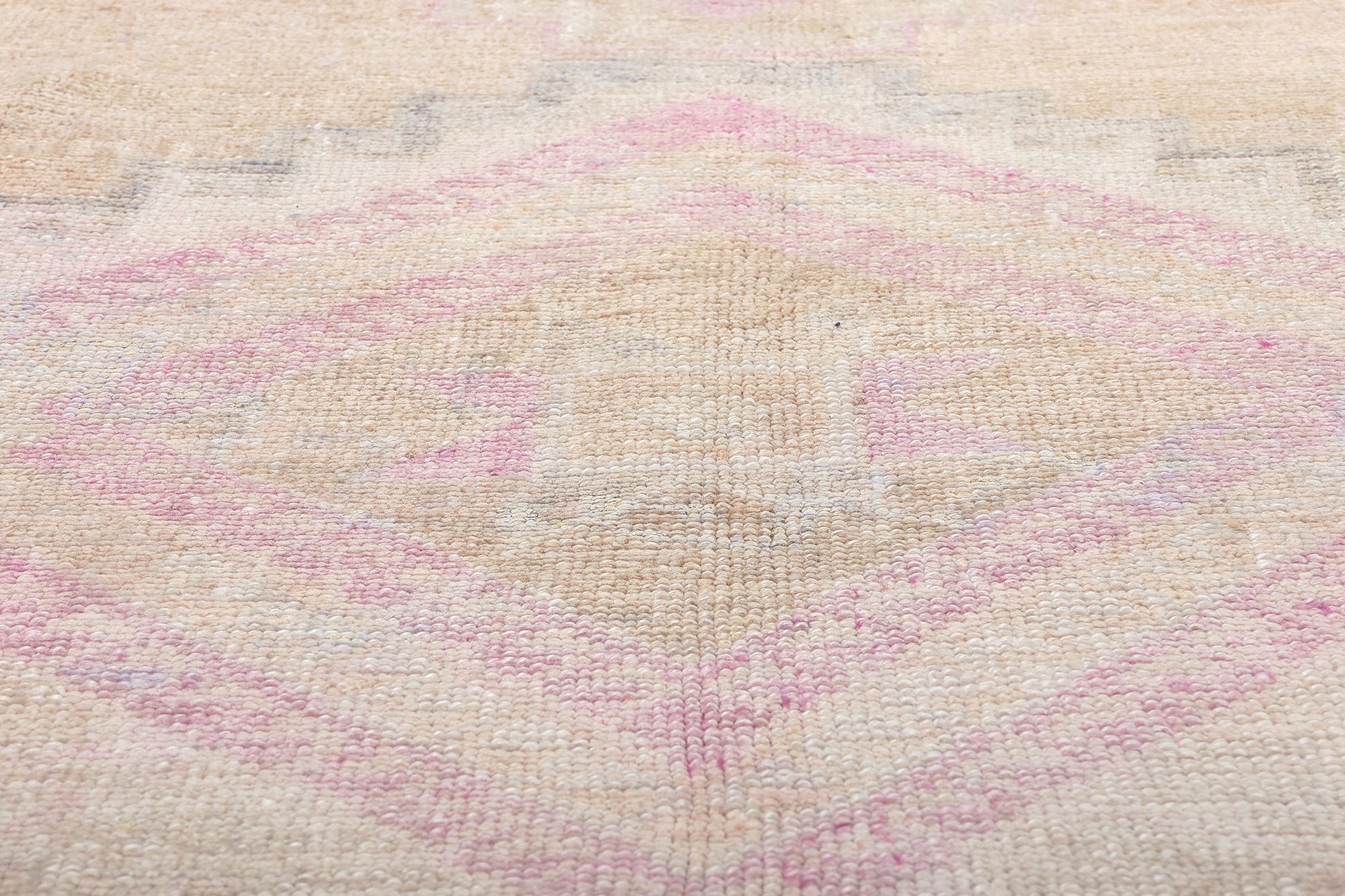 7 x 10 Vintage Turkish Oushak Rug 53869