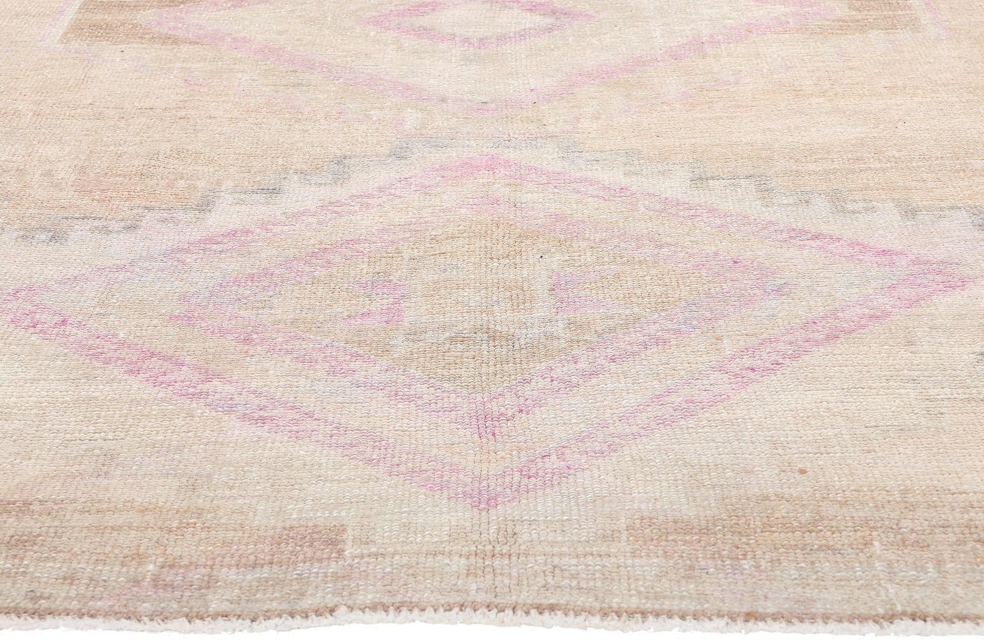 7 x 10 Vintage Turkish Oushak Rug 53869