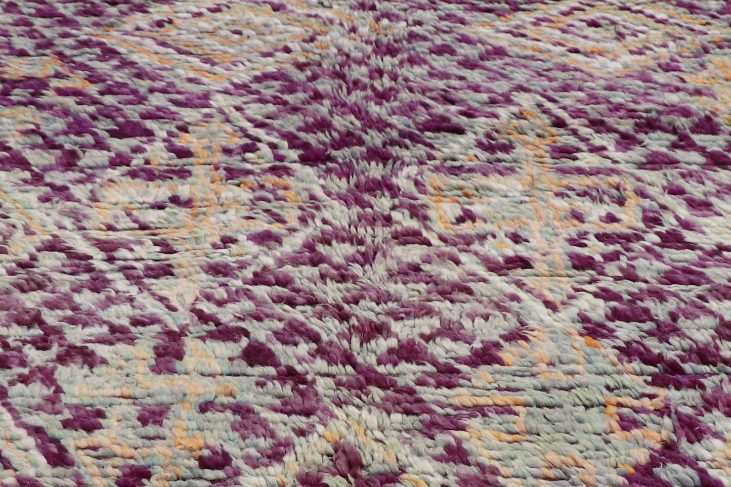7 x 10 Vintage Purple Moroccan Rug 21288