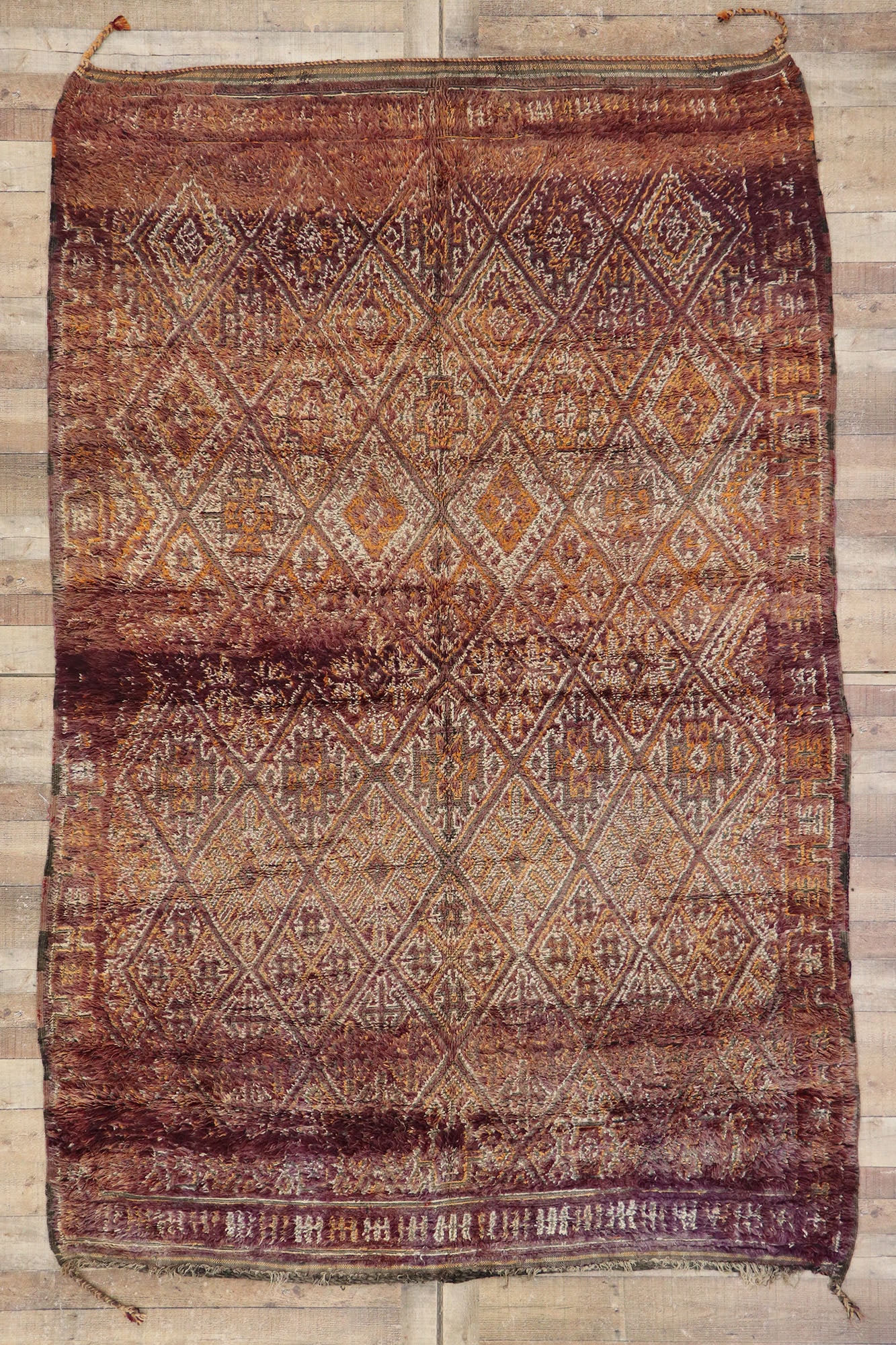 7 x 10 Vintage Beni MGuild Moroccan Rug 21242