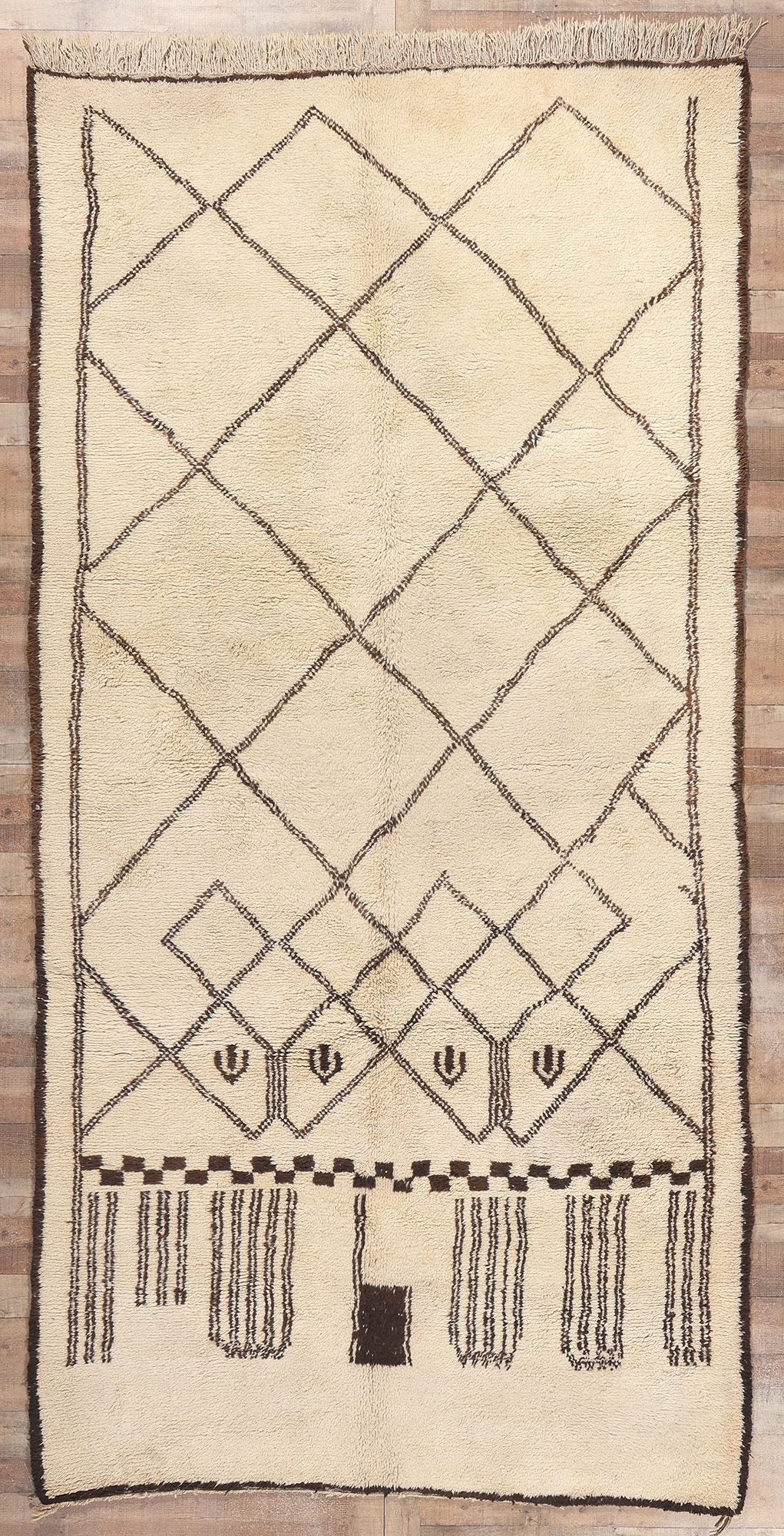 7 x 14 Vintage Moroccan Rug 20344