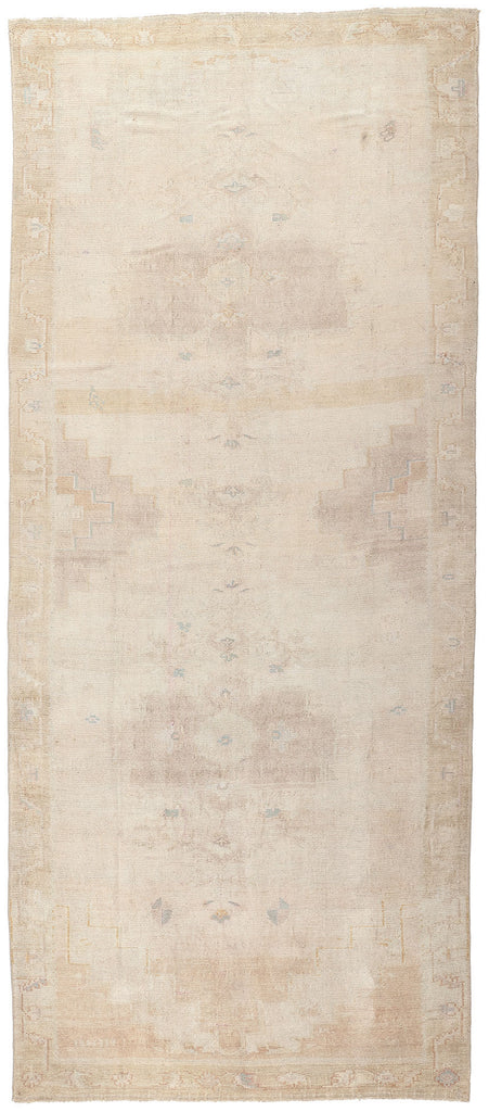 7 x 15 Vintage Turkish Oushak Rug 53712