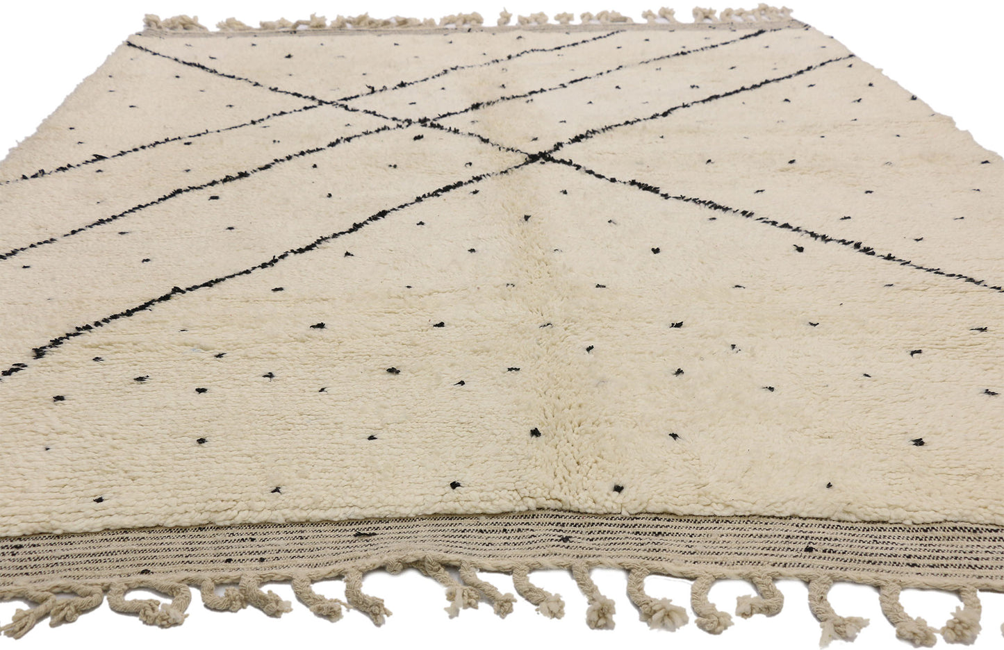 7 x 9 Neutral Moroccan Rug 20788