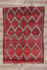 7 x 9 Vintage Moroccan Beni Ourain Rug 21262