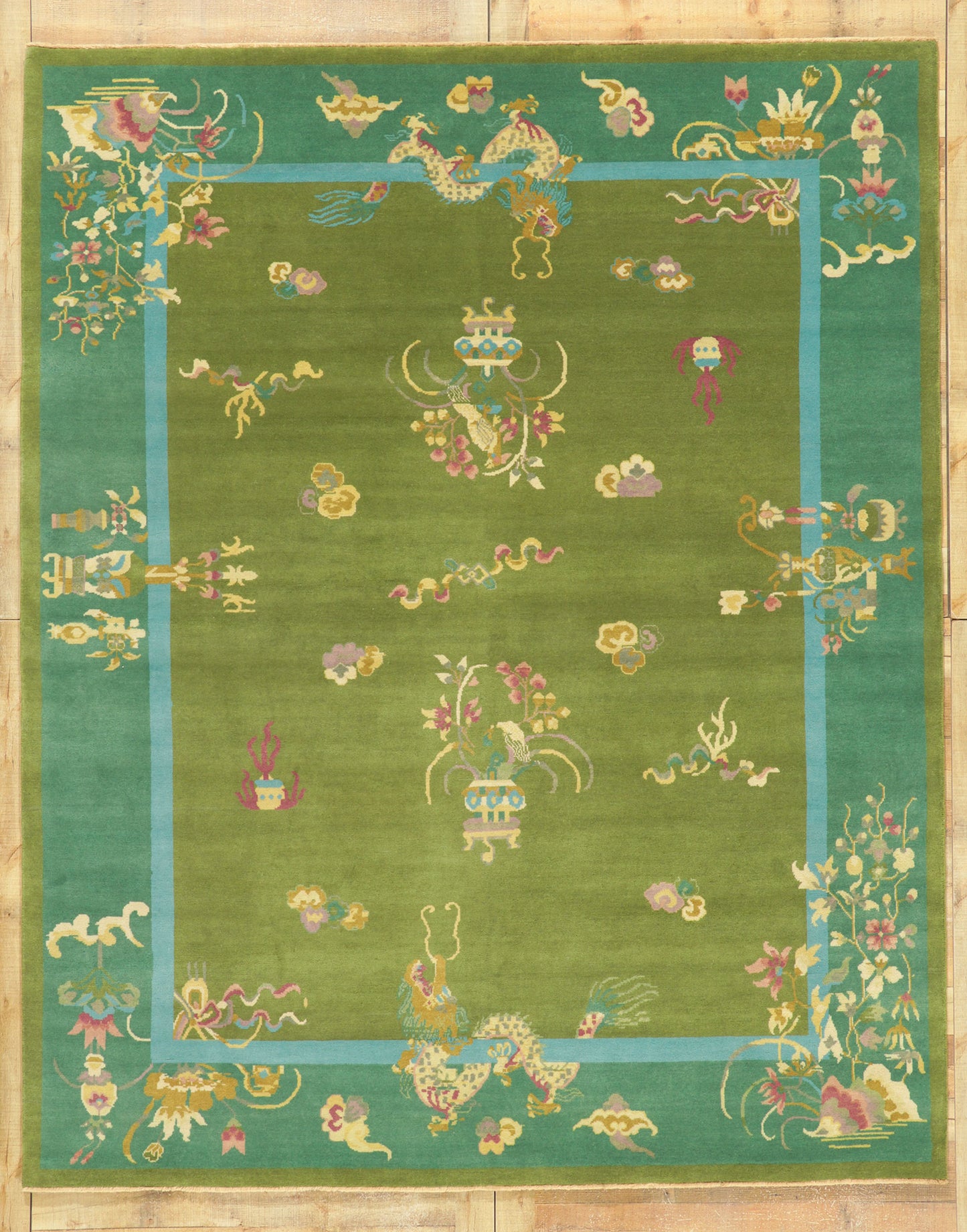 8 x 10 Chinese Art Deco Rug 30924