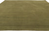 8 x 10 Solid Olive Green Modern Rug 30926