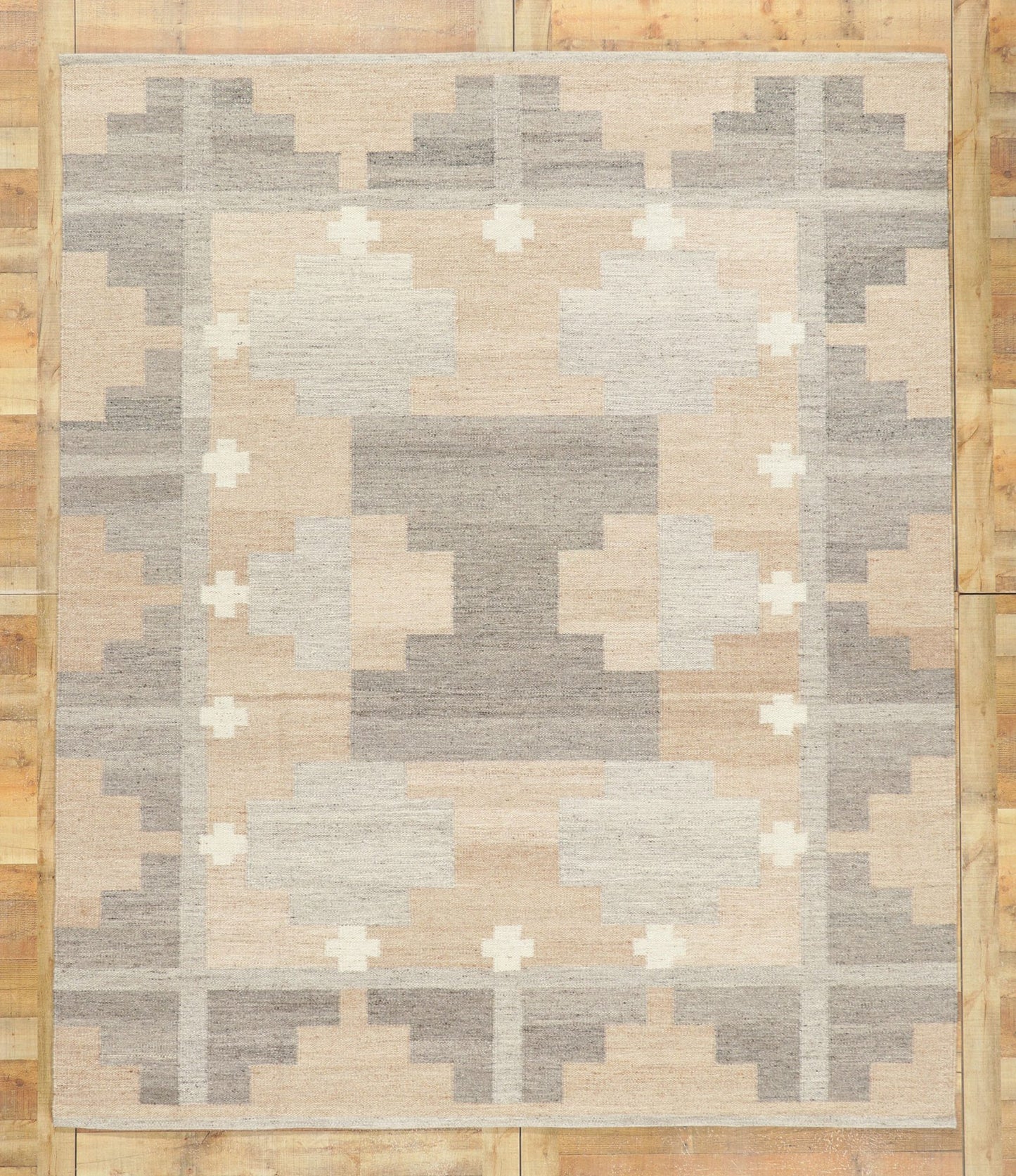 8 x 10 Swedish Inspired Kilim Rug 30966