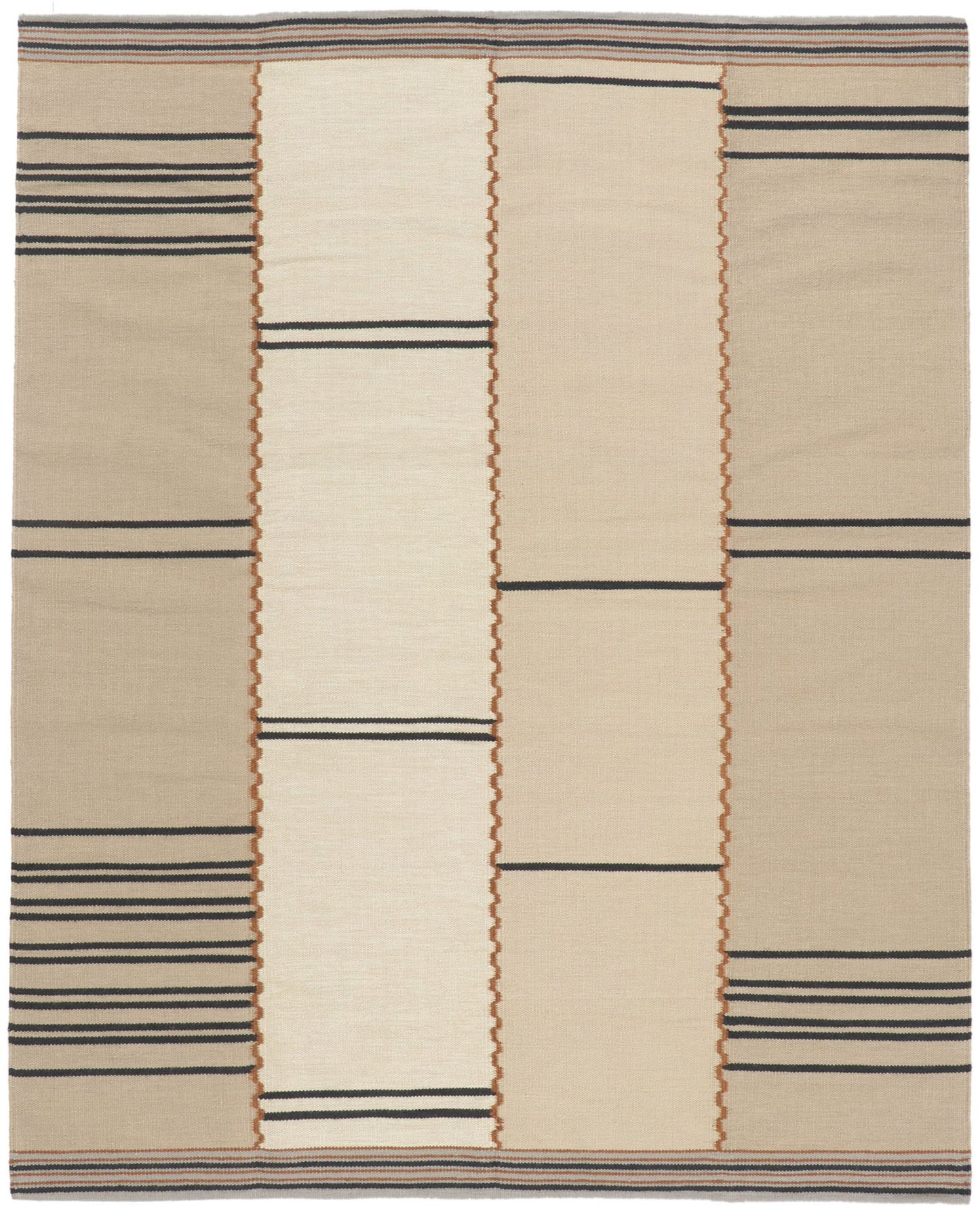 8 x 10 Swedish Inspired Kilim Rug 30954