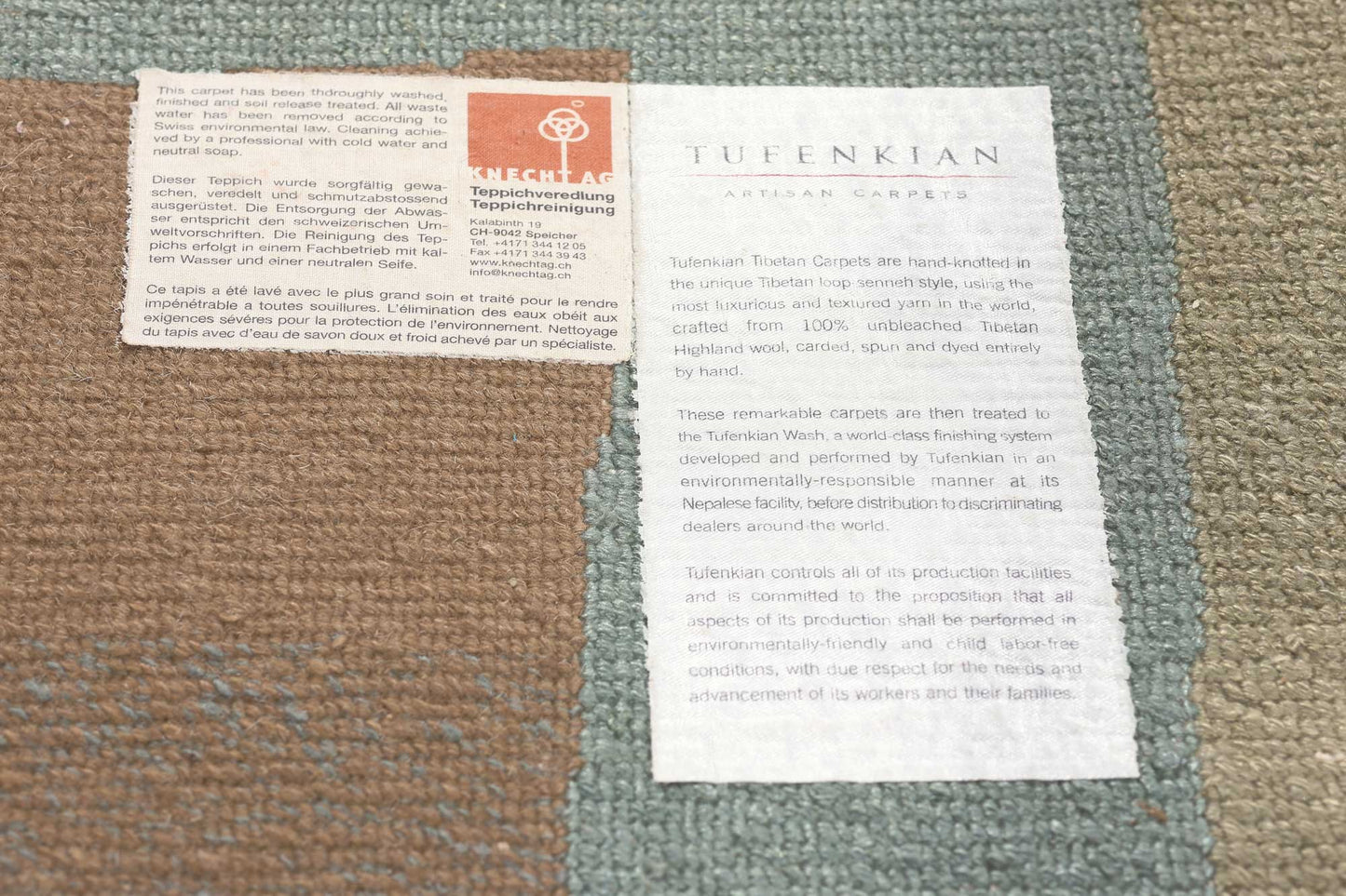 8 x 10 Tibetan Wool and Silk Rug 78533