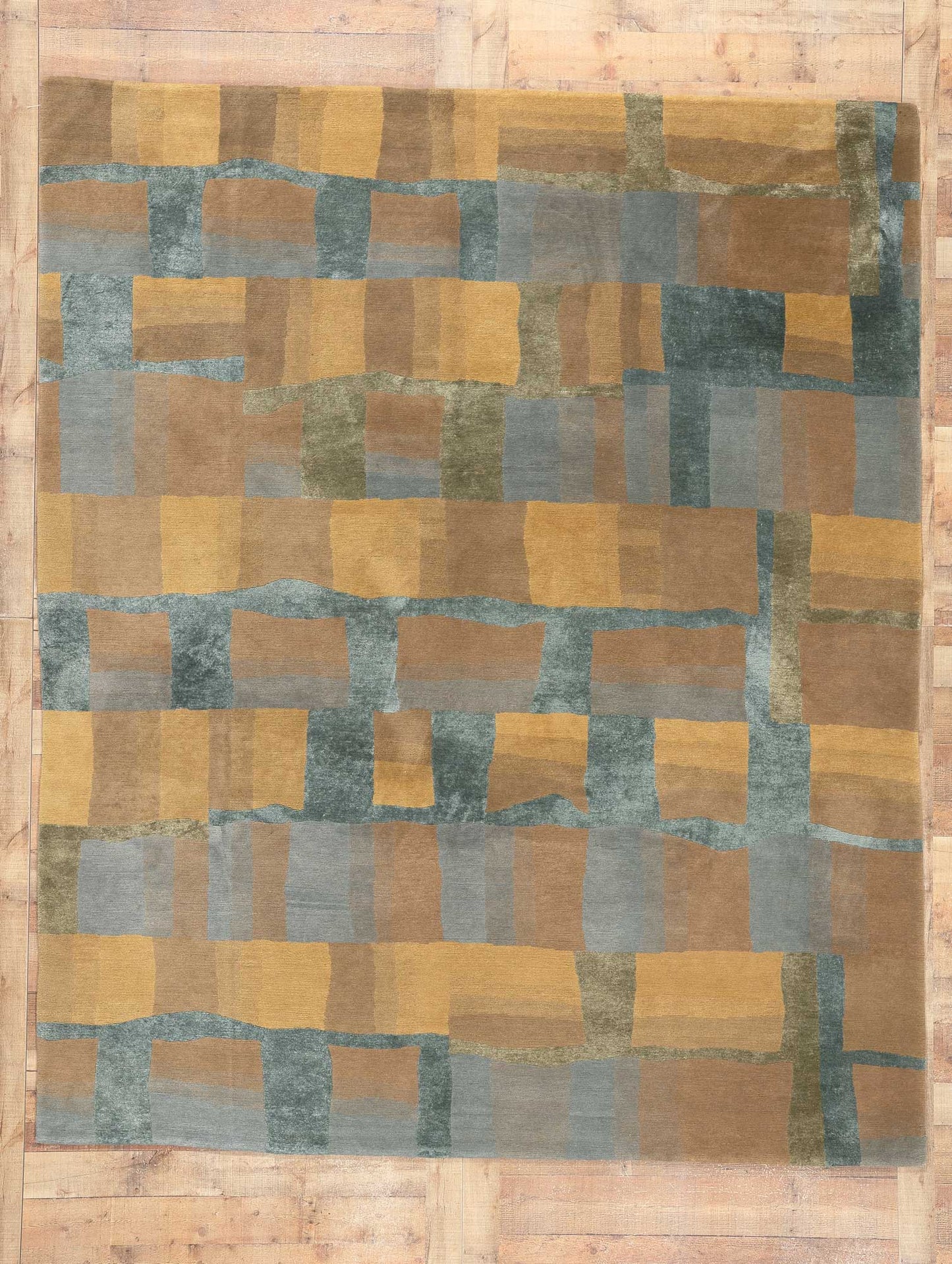 8 x 10 Tibetan Wool and Silk Rug 78533