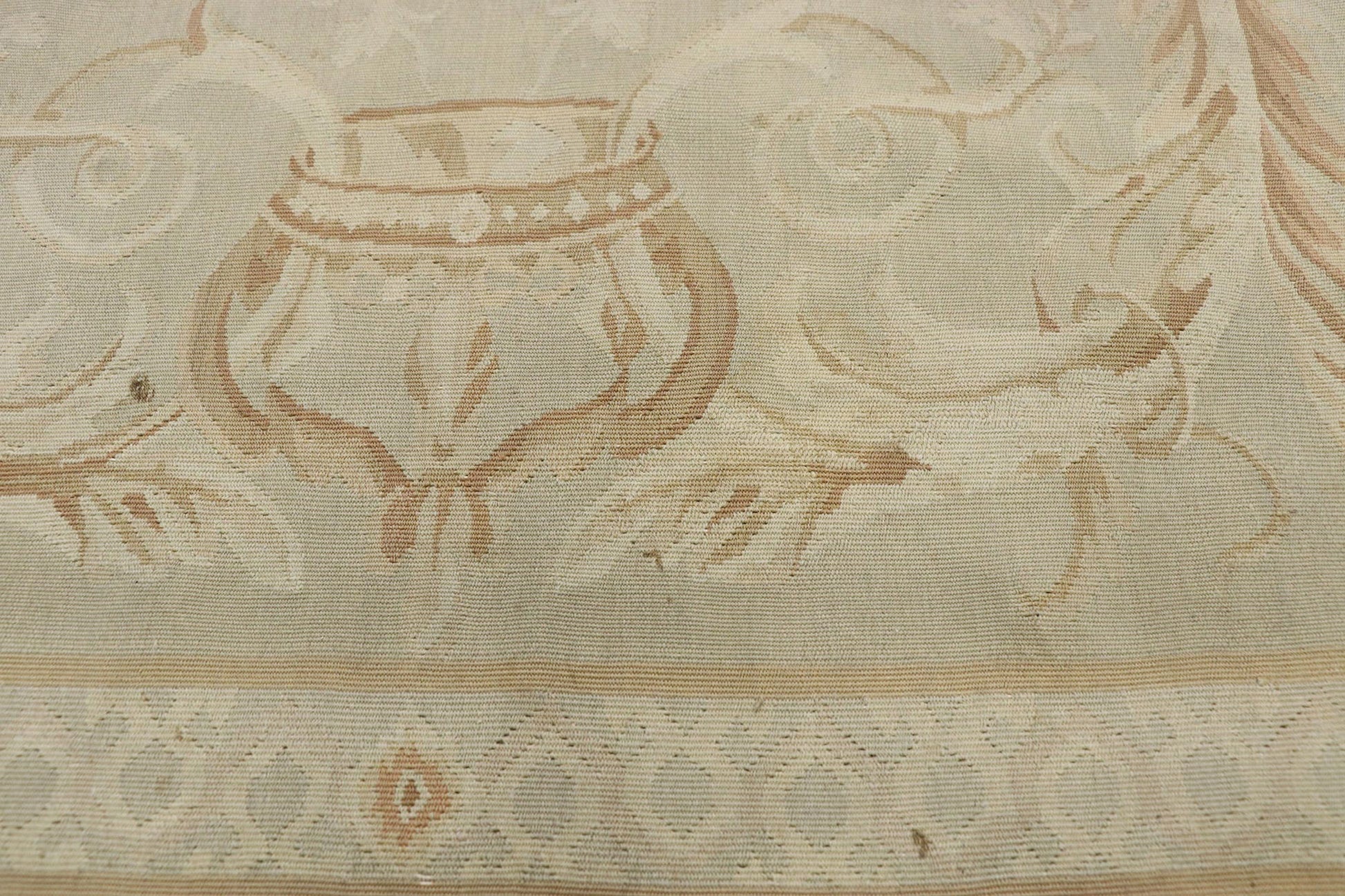 8 x 10 Vintage Aubusson Style Rug 76744