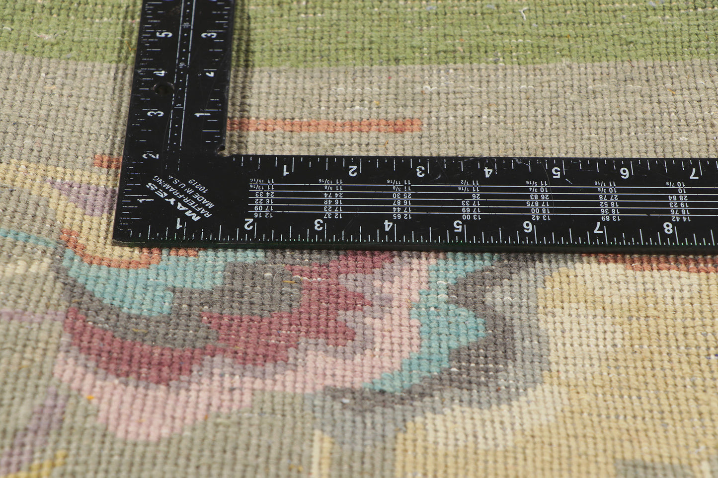 8 x 10 Modern Green Chinese Art Deco Rug 30922