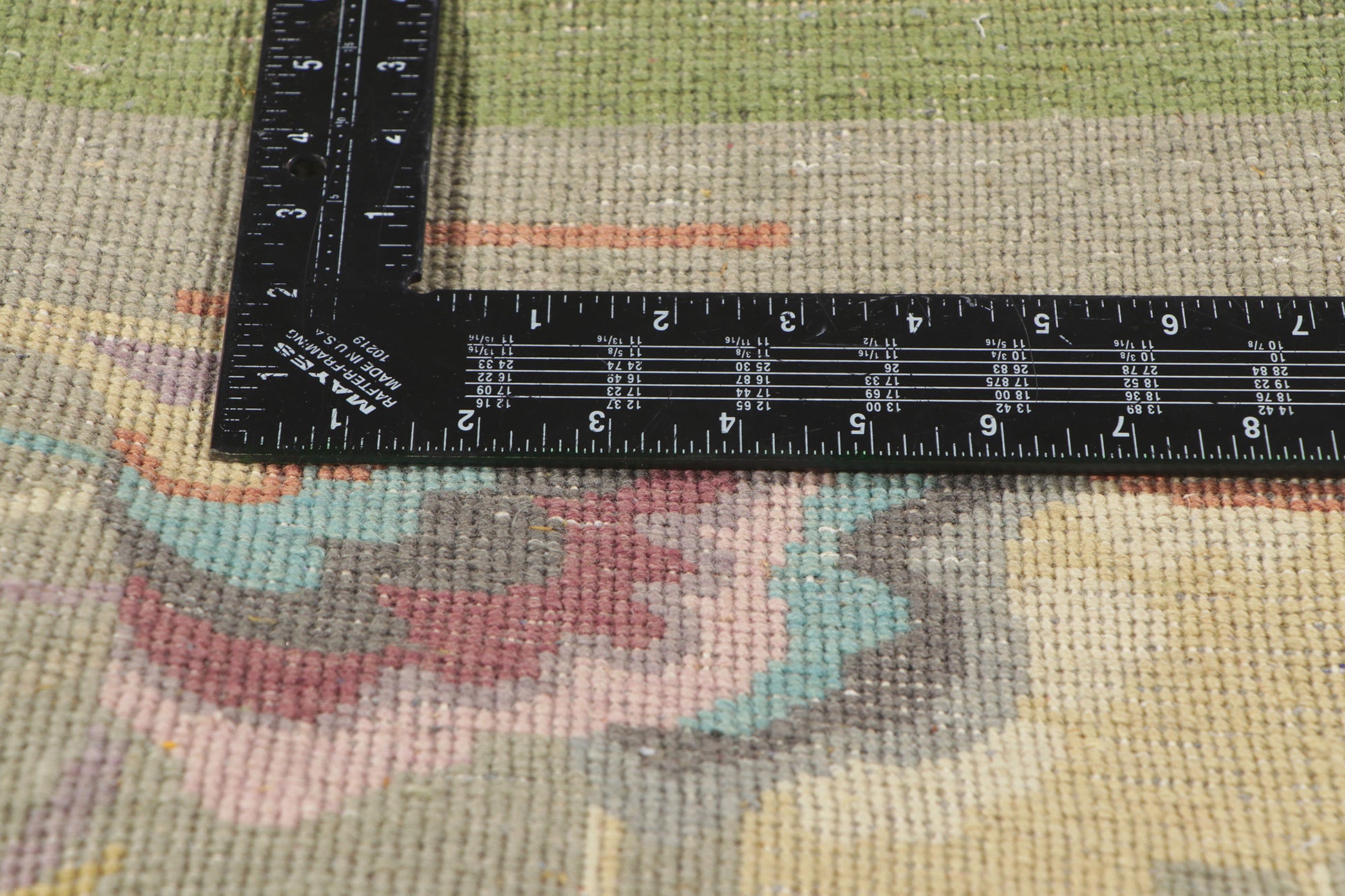 8 x 10 Modern Green Chinese Art Deco Rug 30922