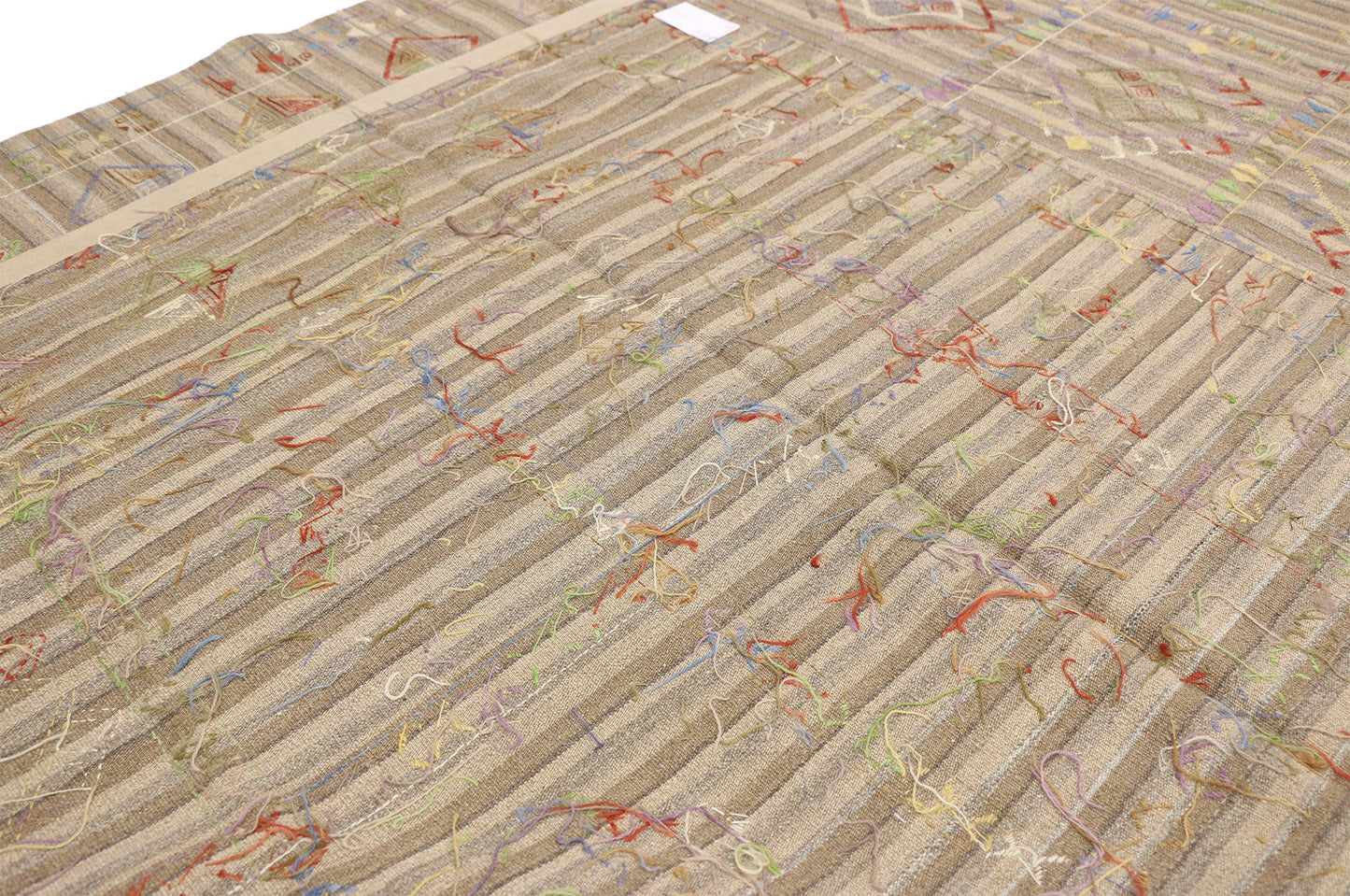 8 x 10 Vintage Uzbek Afghan Kilim Rug 80100