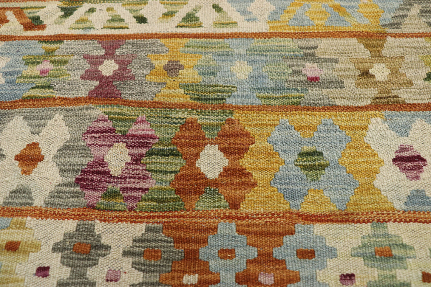 7 x 10 Vintage Kilim Rug 80115