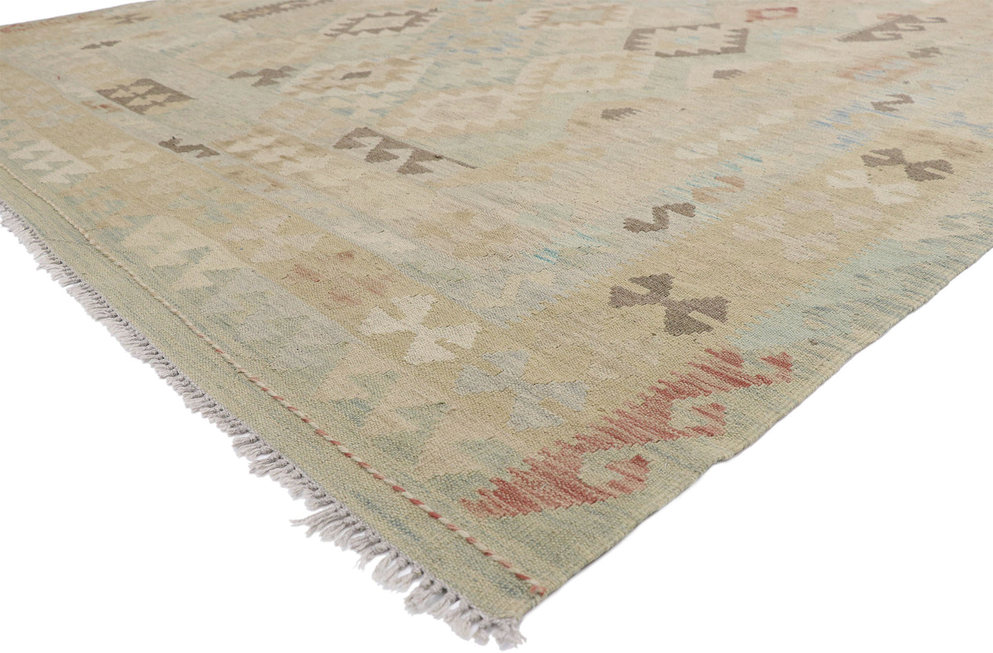 7 x 10 Vintage Afghan Kilim Rug 80118