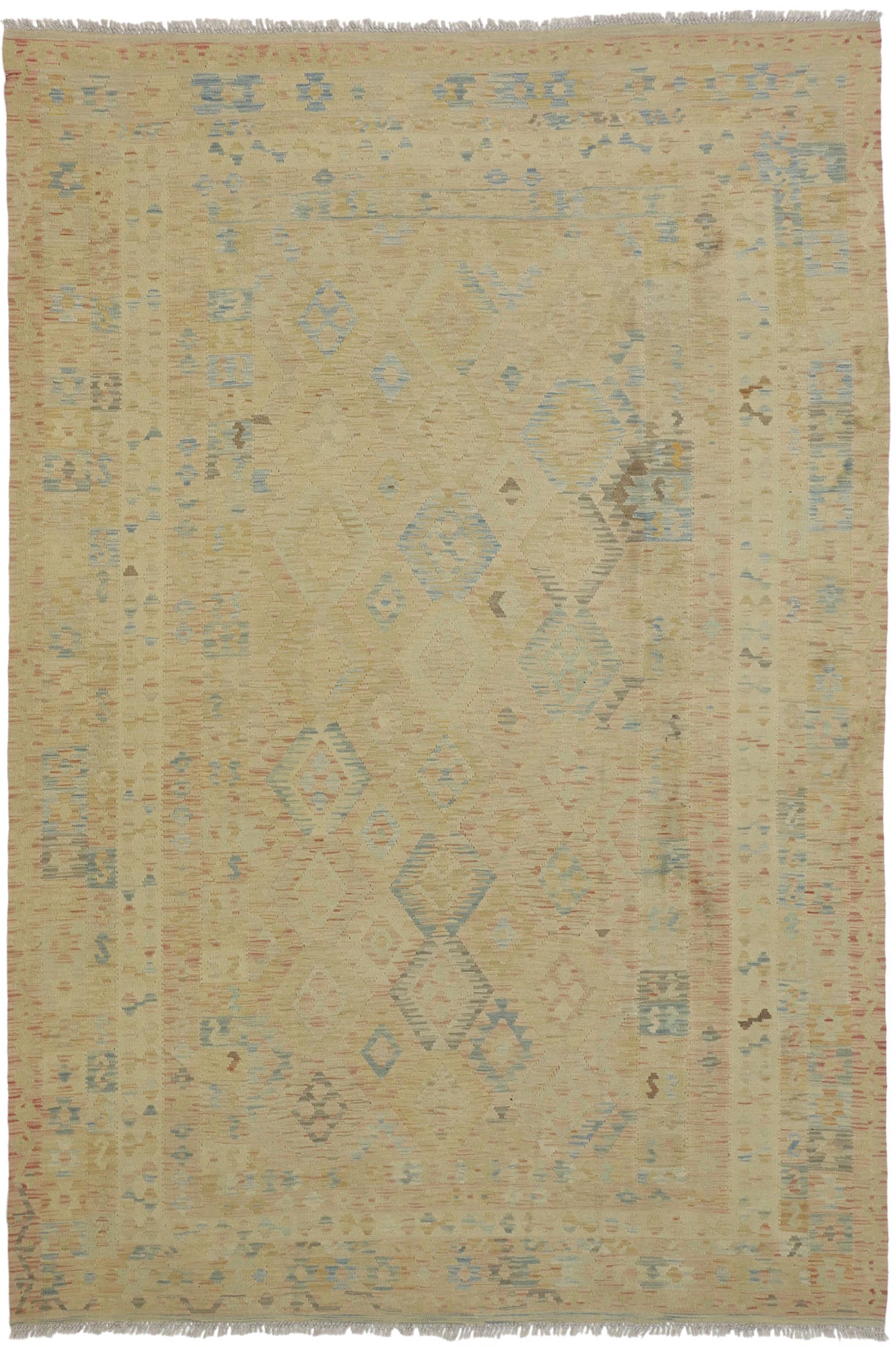 7 x 10 Vintage Afghan Kilim Rug 80123