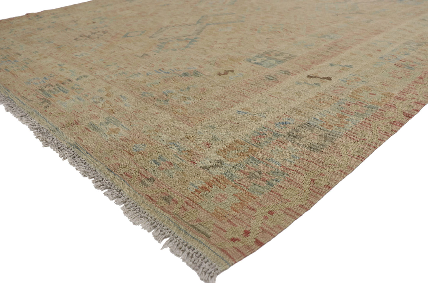 7 x 10 Vintage Afghan Kilim Rug 80123