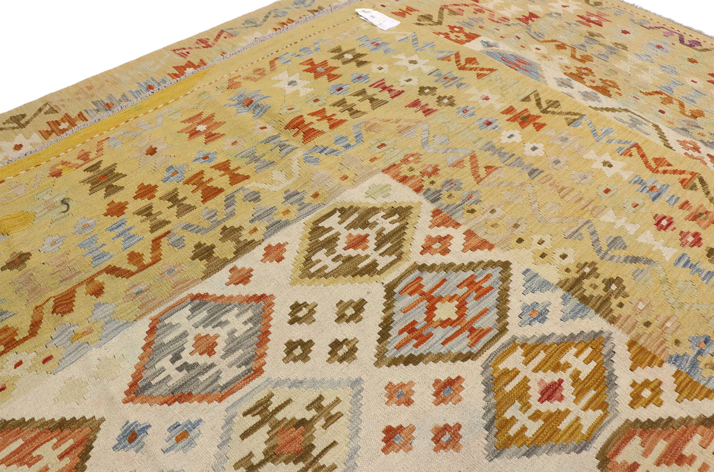 8 x 9 Vintage Afghan Kilim Rug 80130