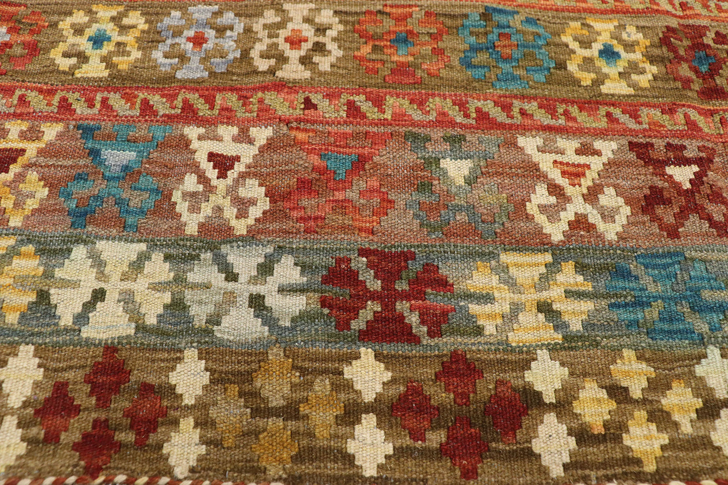 6 x 8 Vintage Afghan Kilim Rug 80151