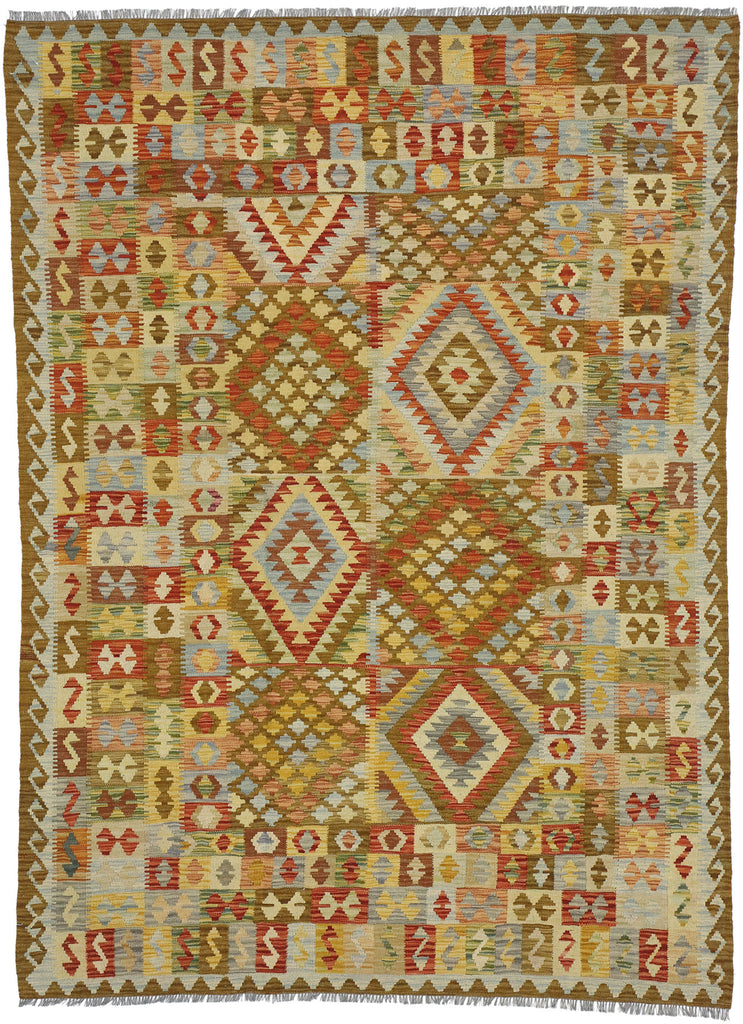 6 x 8 Vintage Afghan Kilim Rug 80165