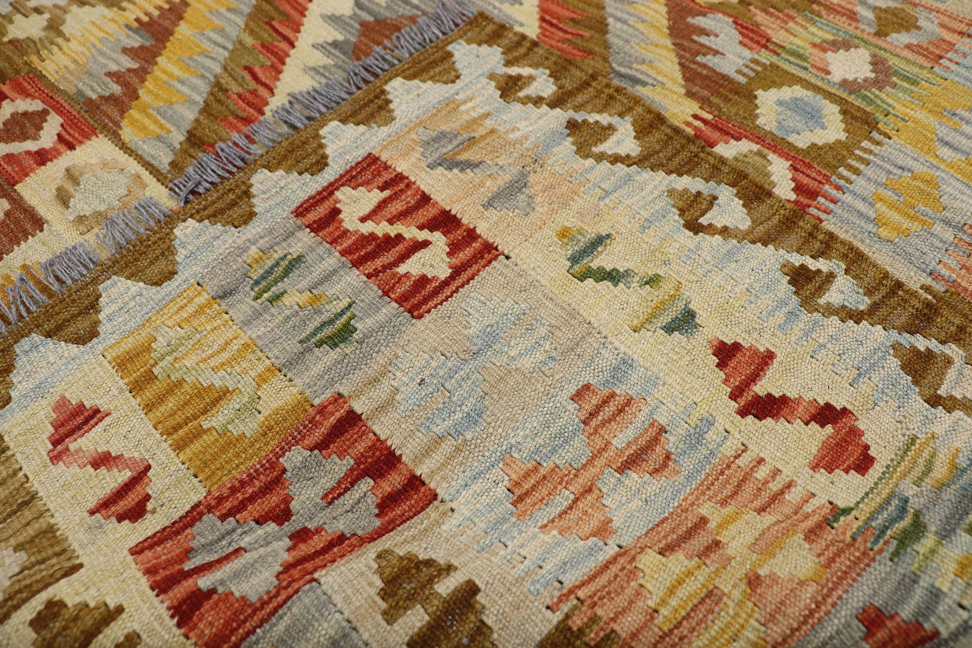 6 x 8 Vintage Afghan Kilim Rug 80165