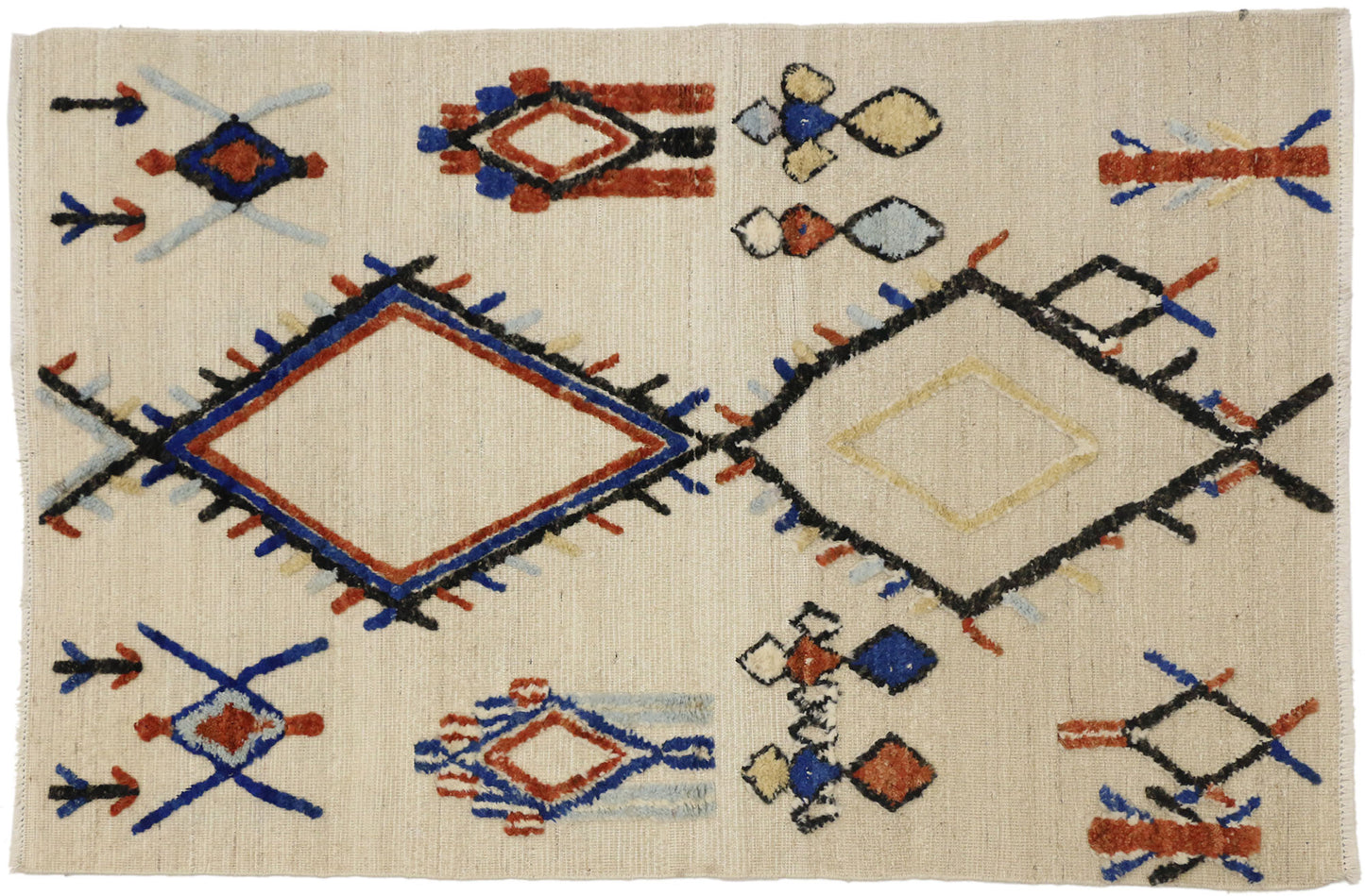 4 x 6 Moroccan High-Low Rug 80274