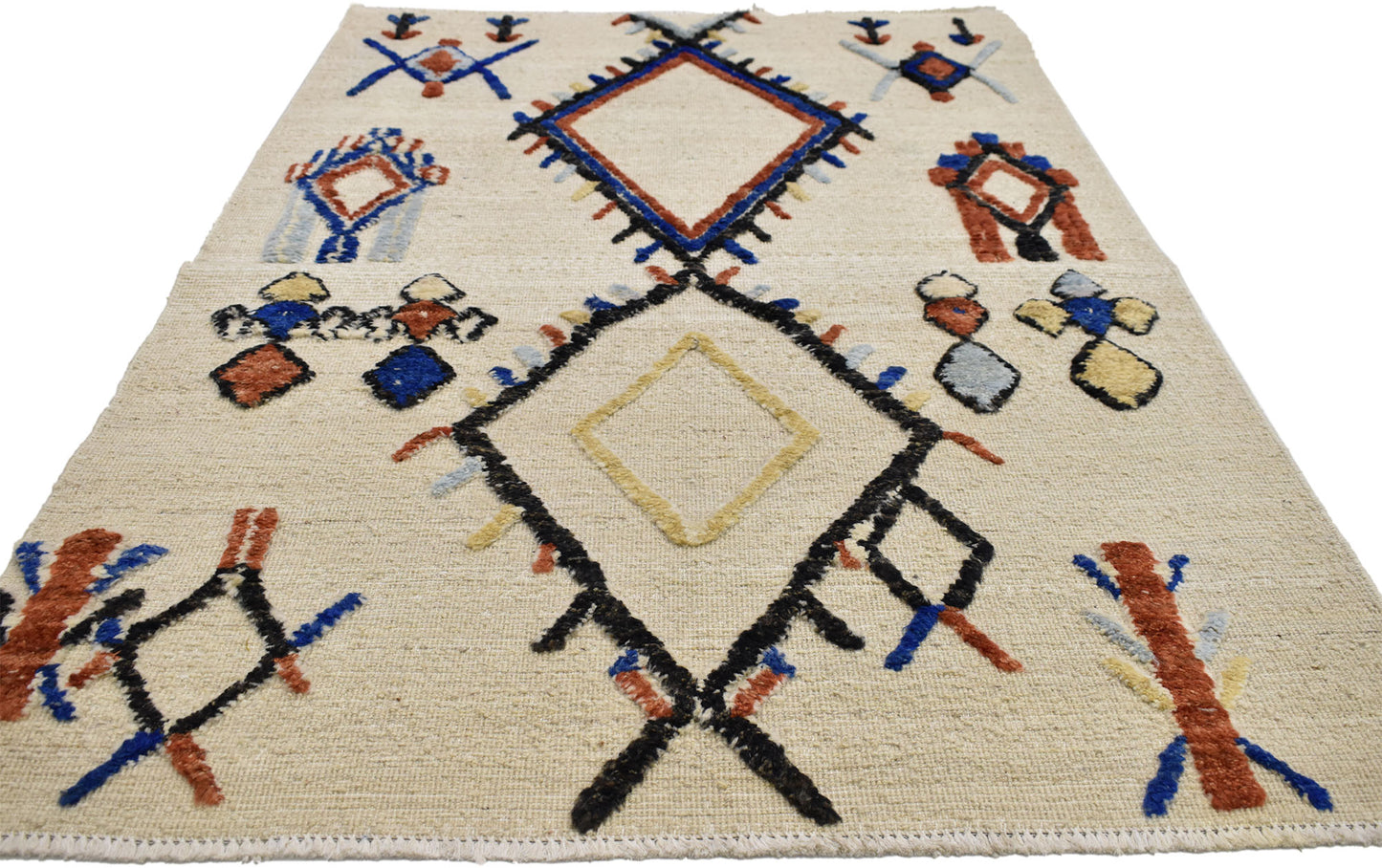 4 x 6 Moroccan High-Low Rug 80274