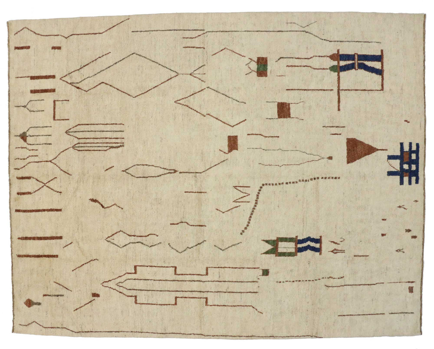 10 x 13 Moroccan Rug 80280