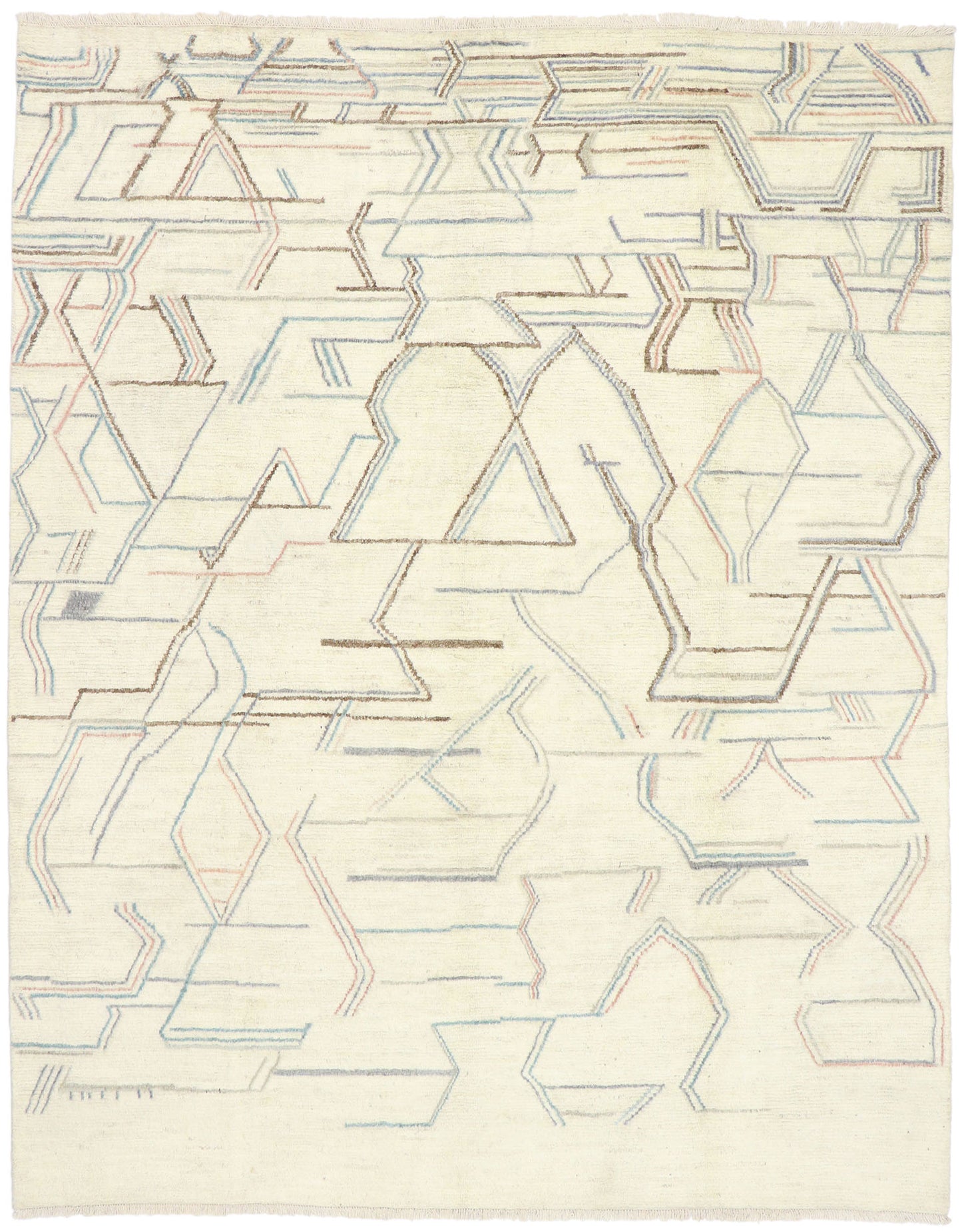 9 x 11 Contemporary Moroccan Rug 80287