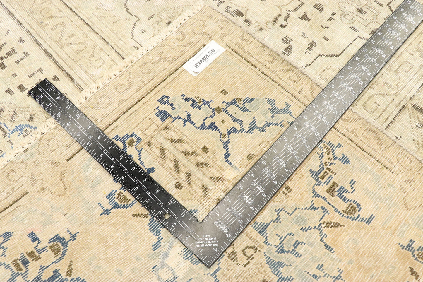 10 x 14 Vintage Persian Kerman Rug 80303