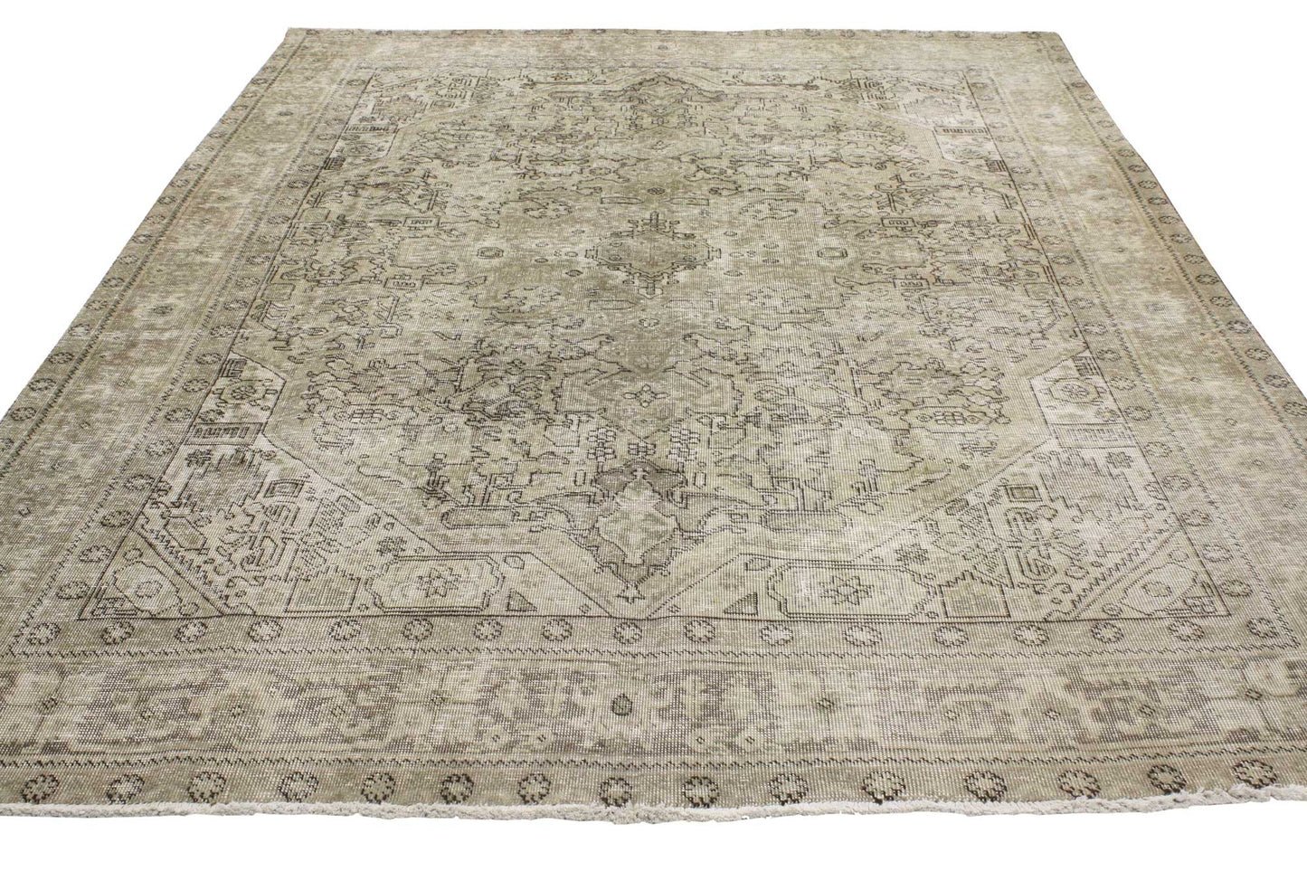 6 x 9 Vintage Tabriz Rug 80316