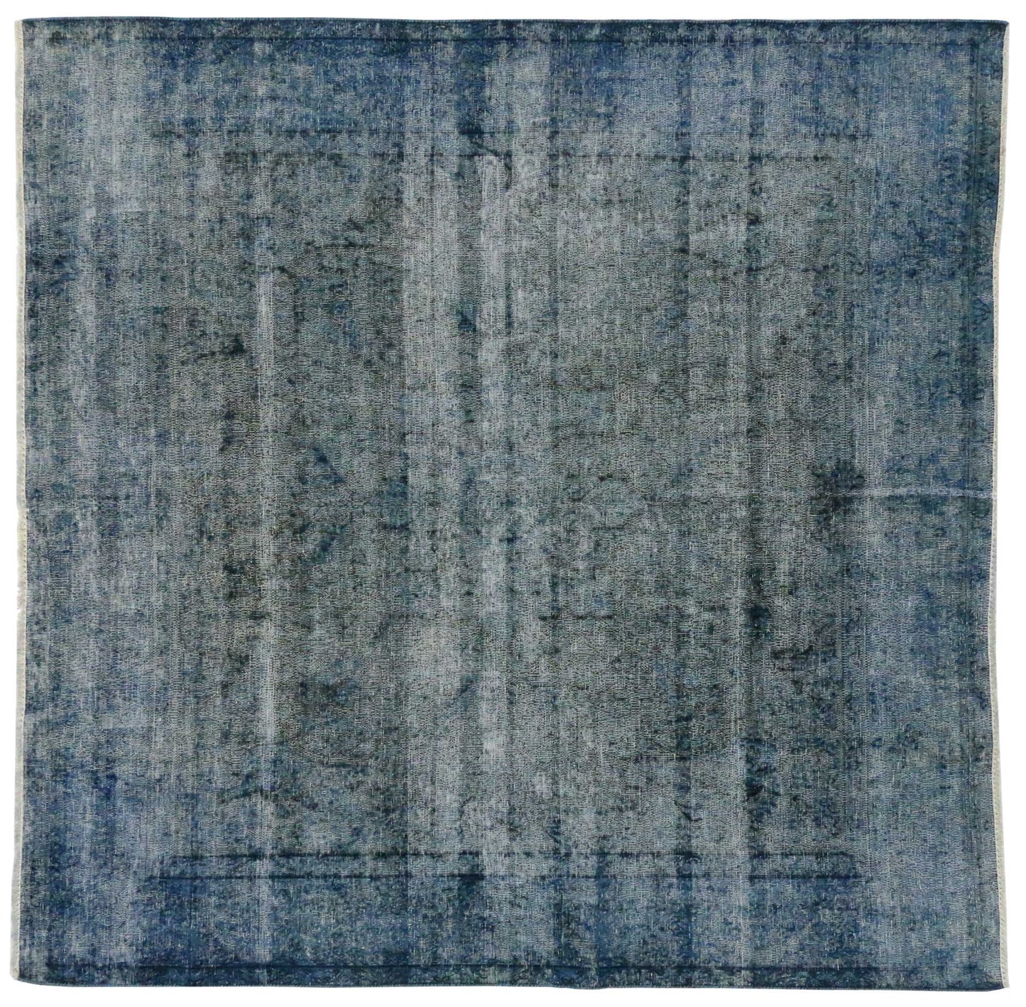 6 x 6 Vintage overdyed Rug 80321