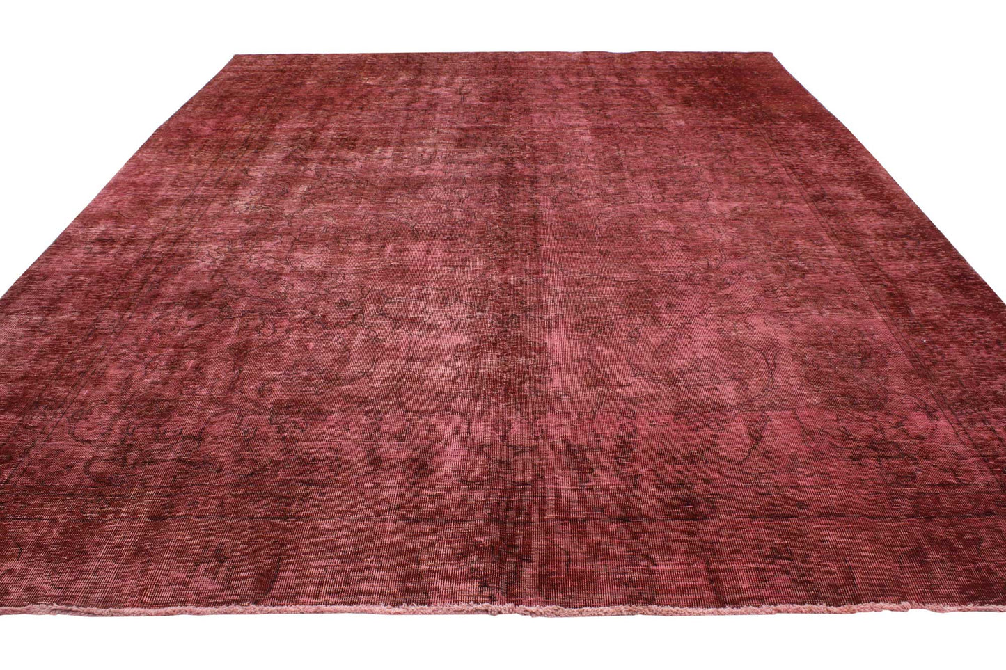 9 x 12 Vintage Overdyed Rug 80323