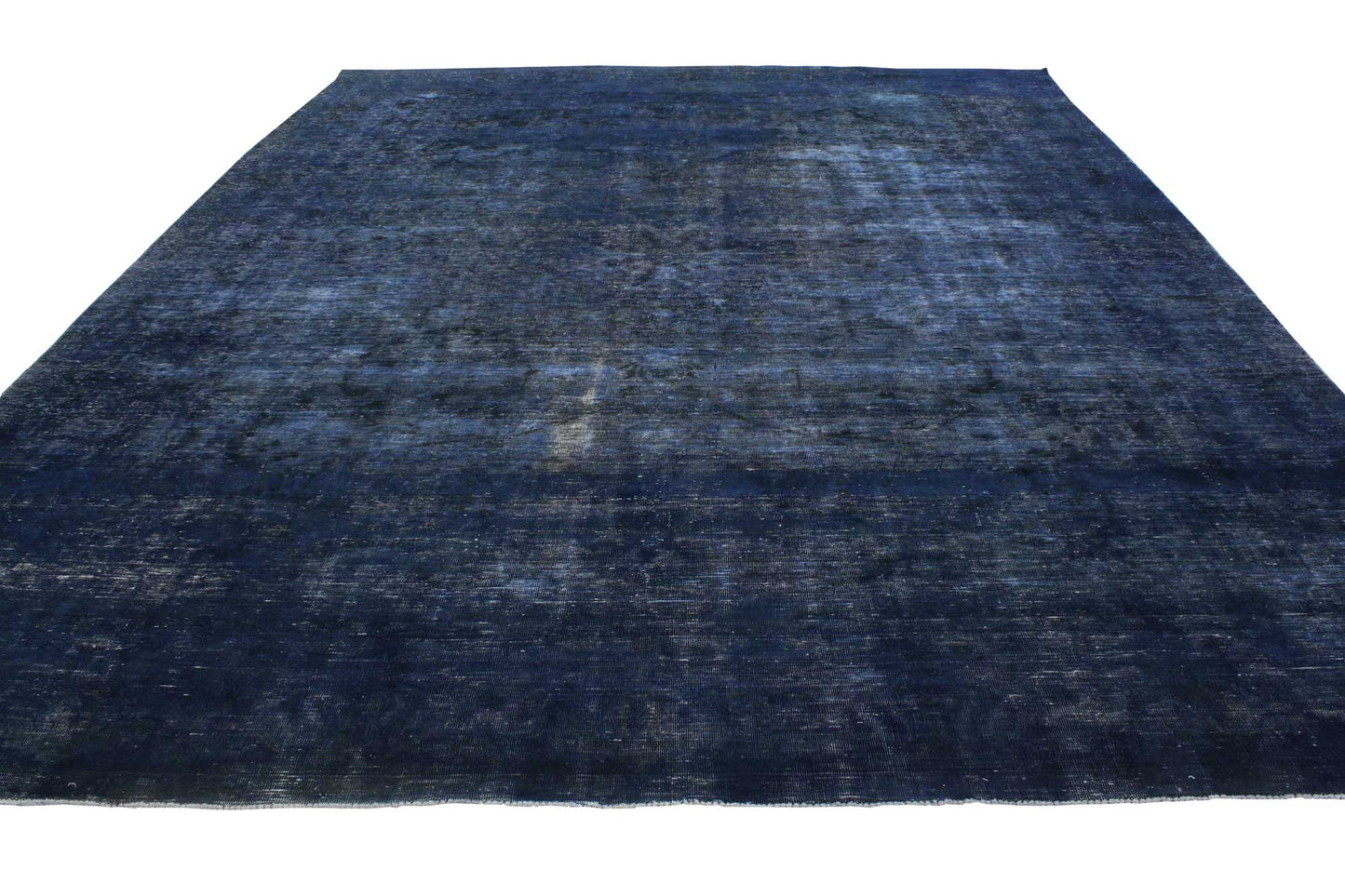 10 x 13 Vintage Overdyed Rug 80330