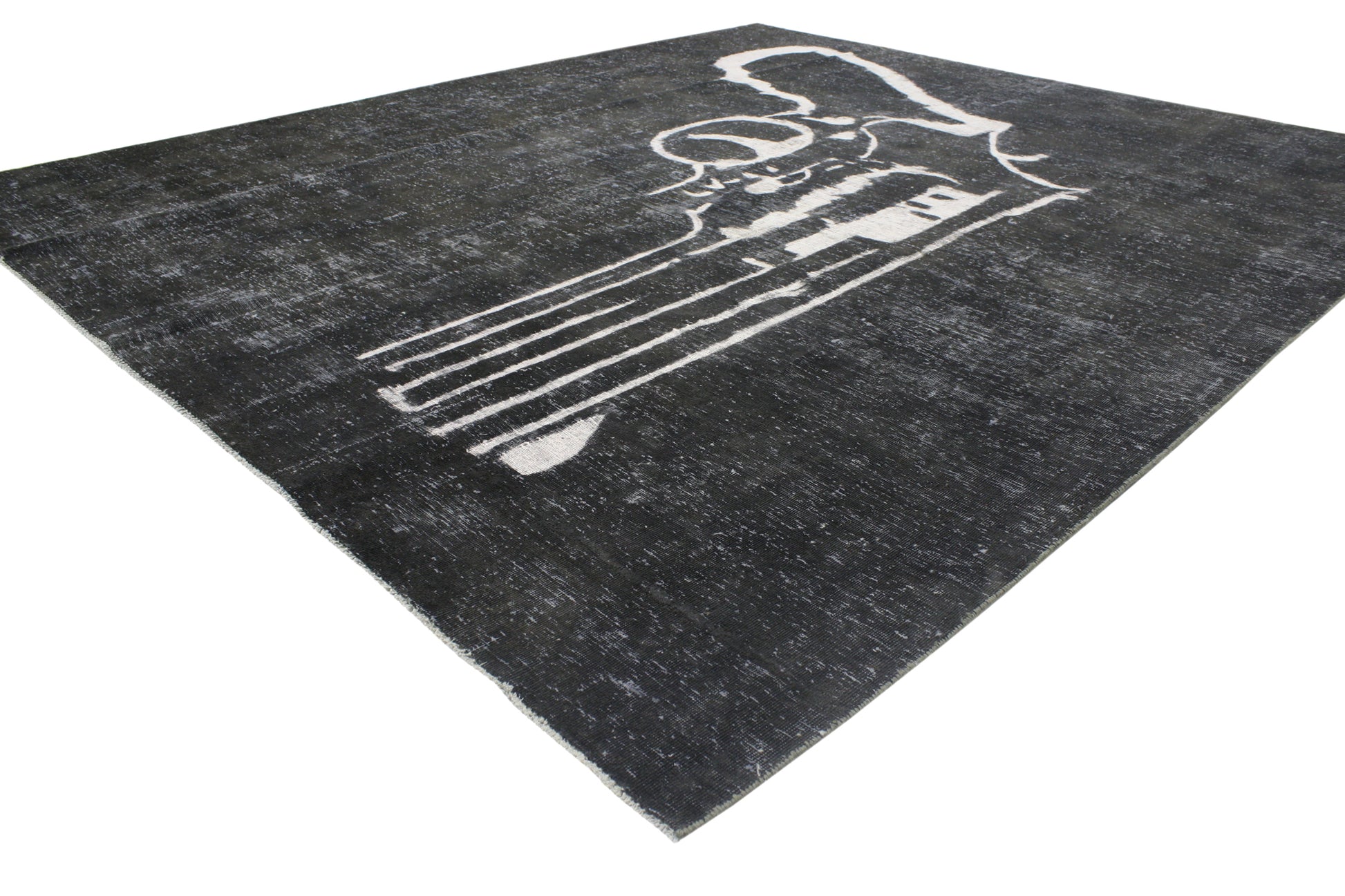 8 x 9 Vintage Overdyed Rug 80386