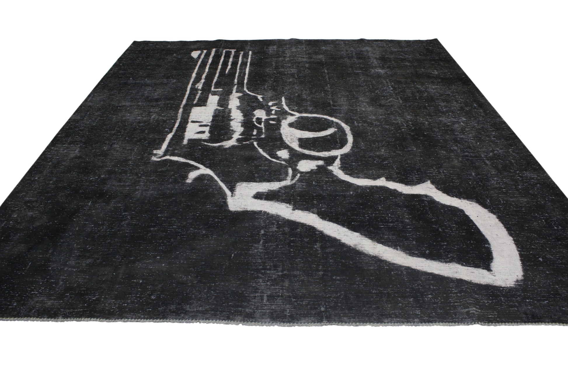 8 x 9 Vintage Overdyed Rug 80386