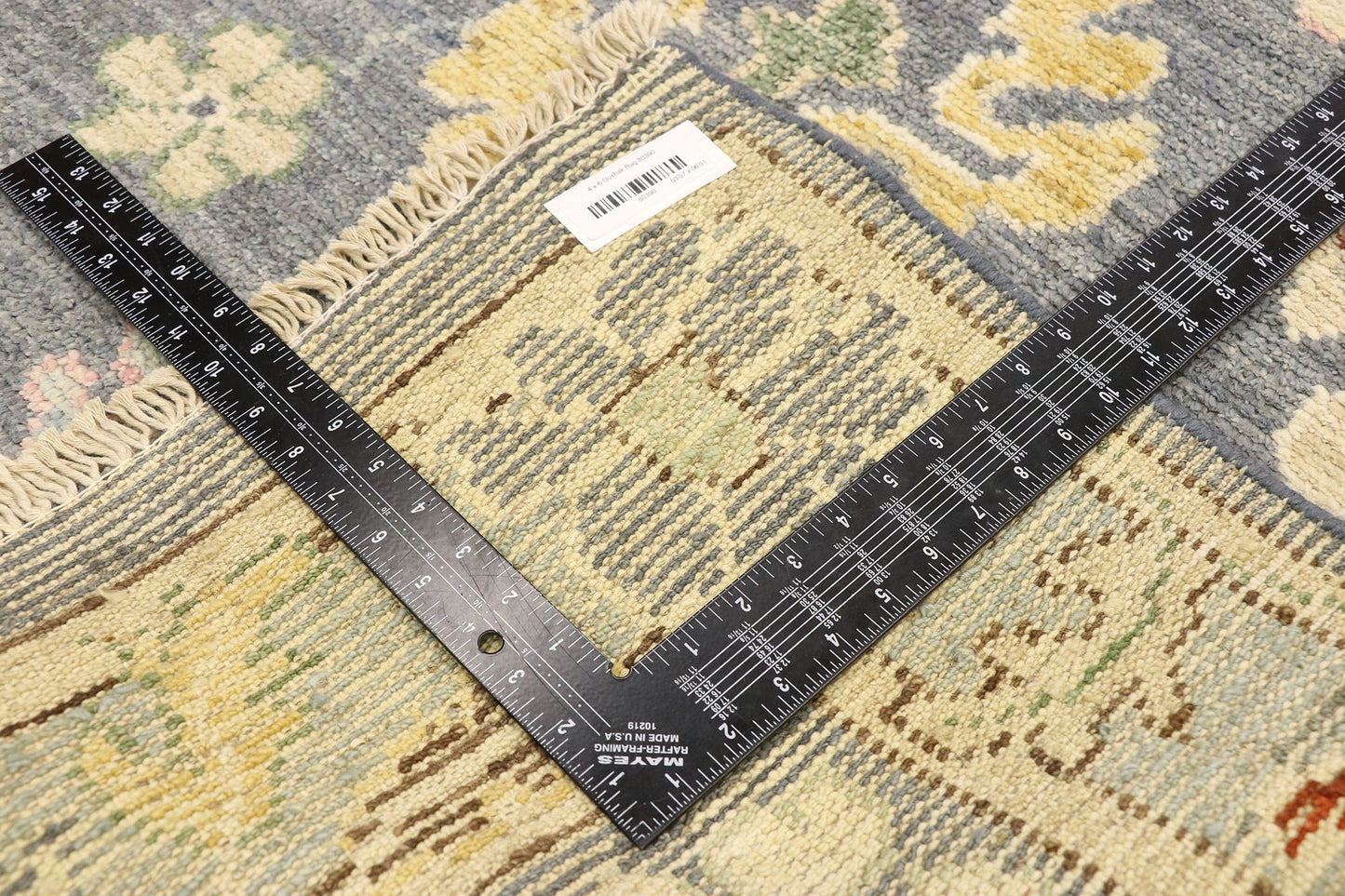 4 x 6 Colorful Oushak Rug 80390