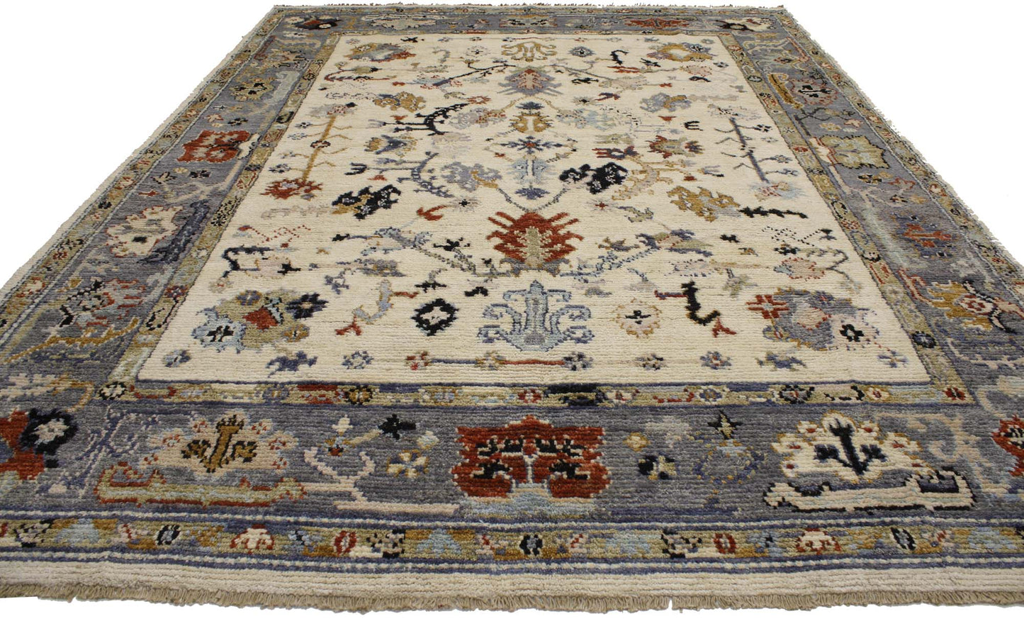 9 x 12 Transitional Oushak Rug 80391